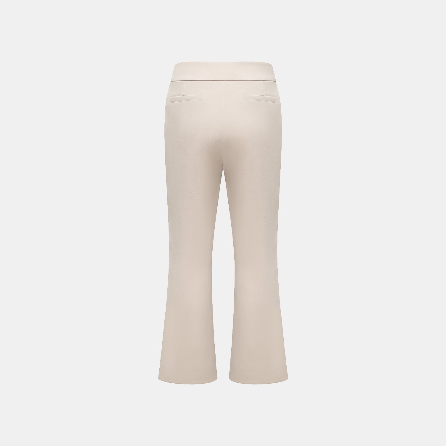 “Autumn Diary ” 韓國超彈力垂墜肌理面料腰封九分褲—灰白