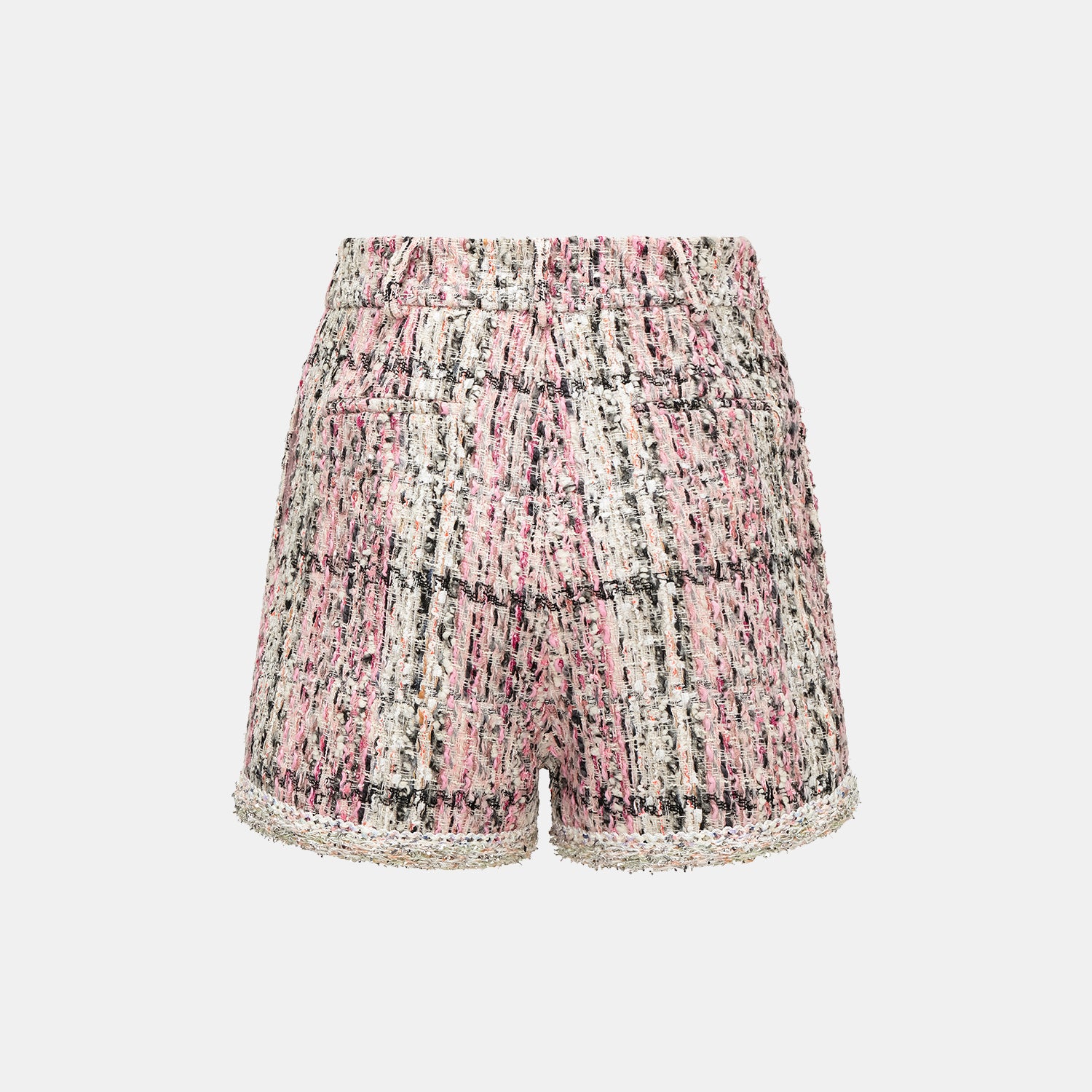 “Brunch at Ritz” Tweed Shorts—Ispahan 