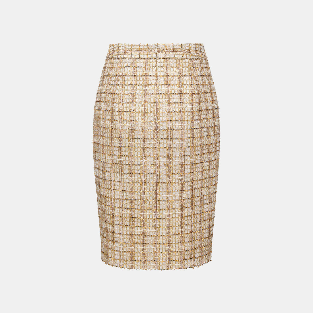 "Sloane Ave." 法國頂級縷金工藝花呢及膝褲裙—Versailles Chanson凡爾賽香頌