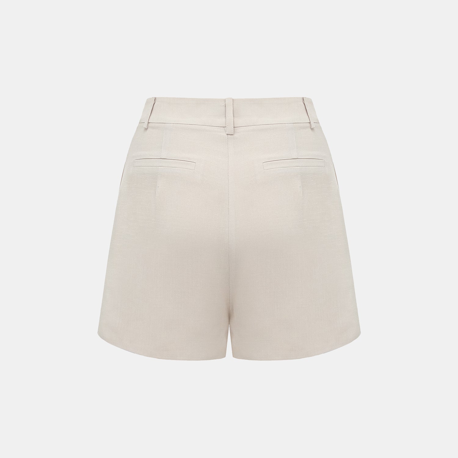 “知性時刻” 特殊絲竹肌理工藝醋酸短褲—茶曦