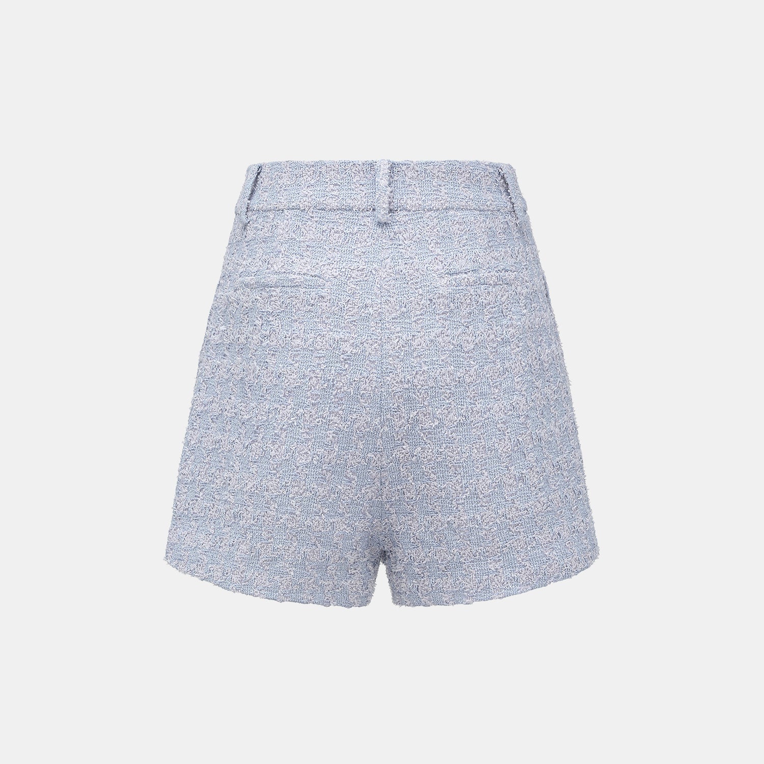 “Tokyo’Hours” 西班牙千鳥紋簇絨工藝花呢短褲——Violet Hour紫韻漫境