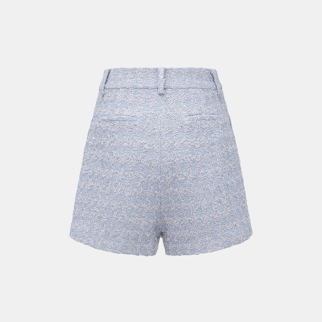 “Tokyo’Hours” 西班牙千鳥紋簇絨工藝花呢短褲——Violet Hour紫韻漫境