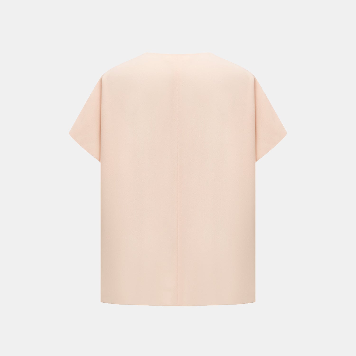 “秋意” 輕國風短袖罩衫 — 裸