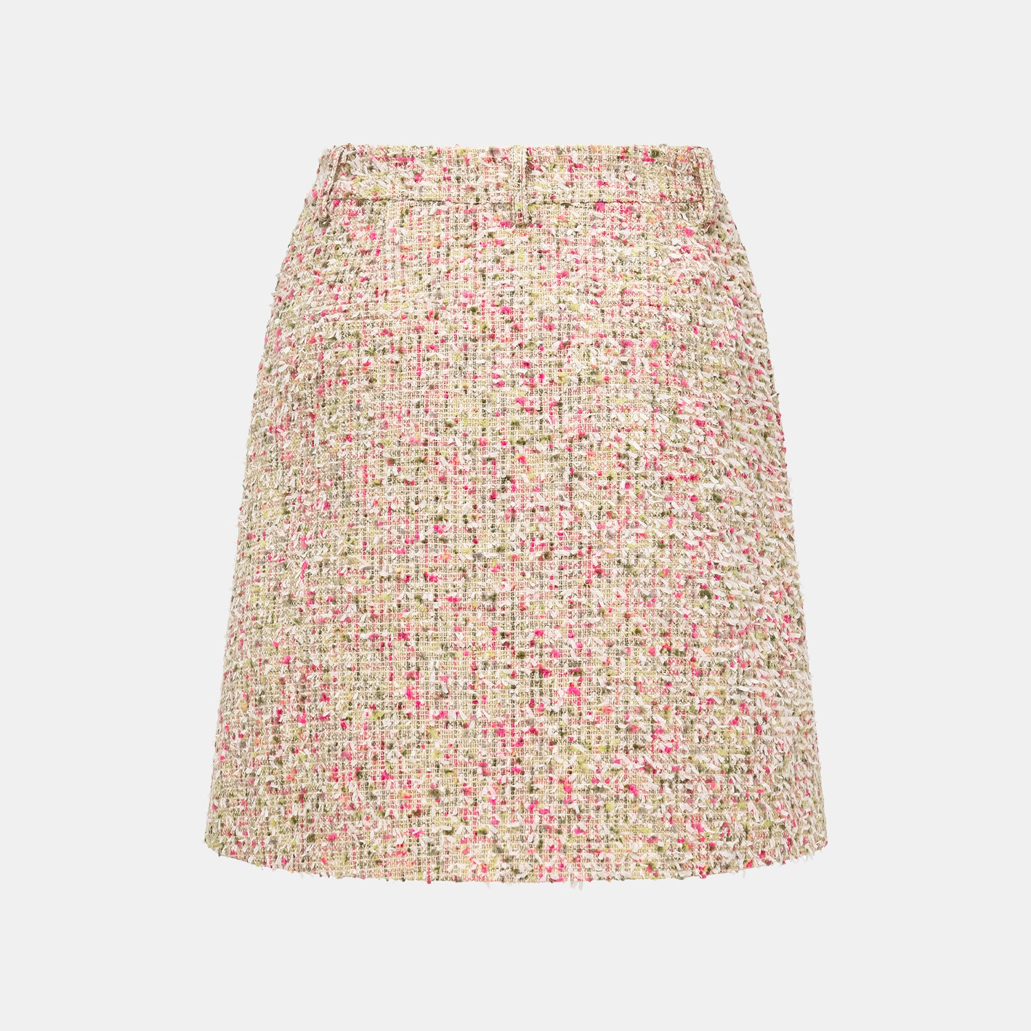 “Chelsea Citywalk.”  花呢A字短裙—莫內花園