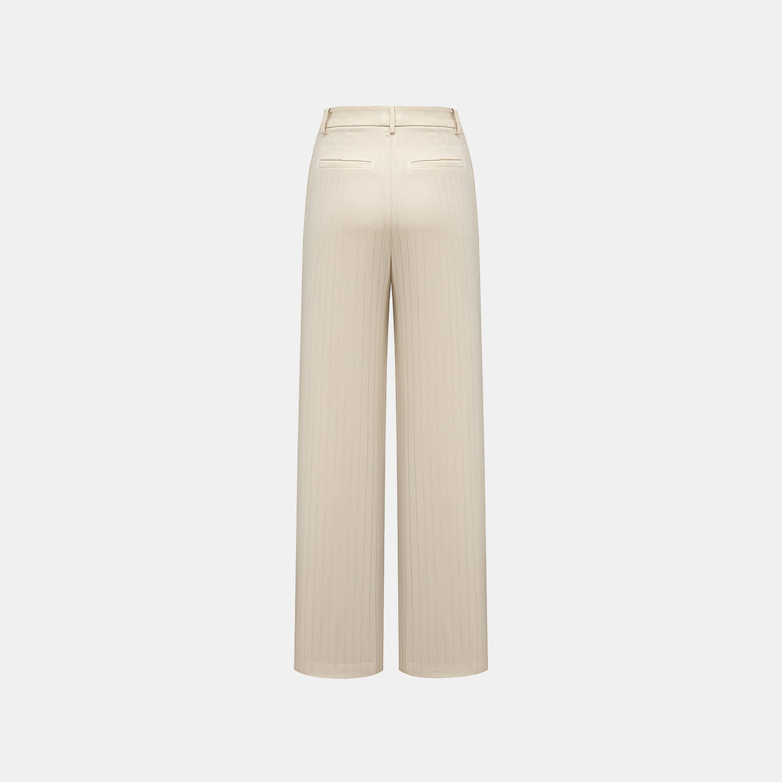 "Speak Sleek." 銀織工藝直條西裝長褲—Drifted Light自由掠影