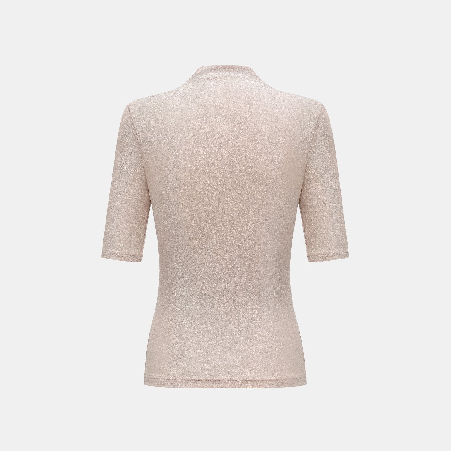 “Easy-go Chic” 銀織工藝彈性合身上衣—Pink