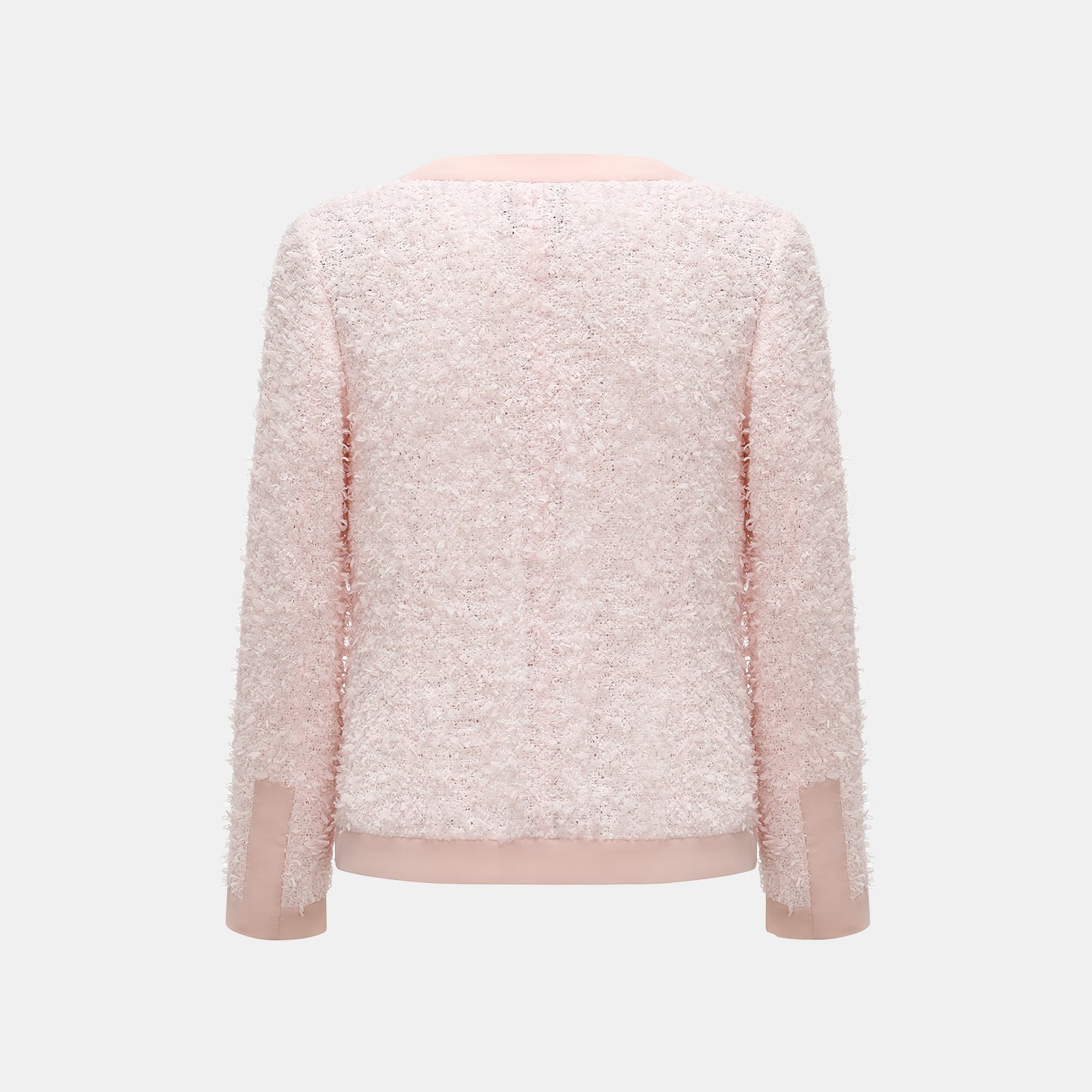 “Breeze boucle" 義大利肌理輕薄花呢No.10外套—When Petals Fall