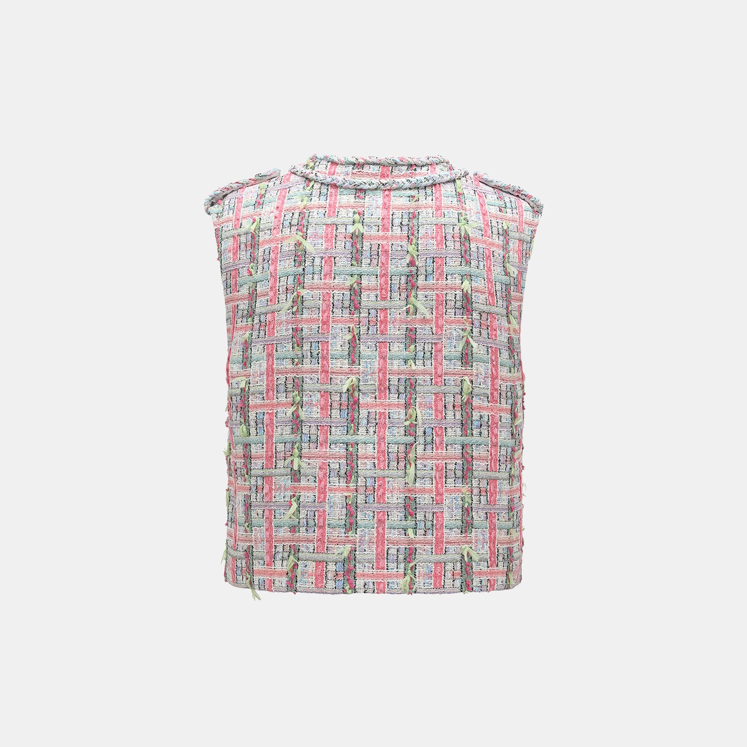 "Arcade of CherJoy Atelier."法國夏日輕薄花呢馬甲背心—Parfum de Sucre