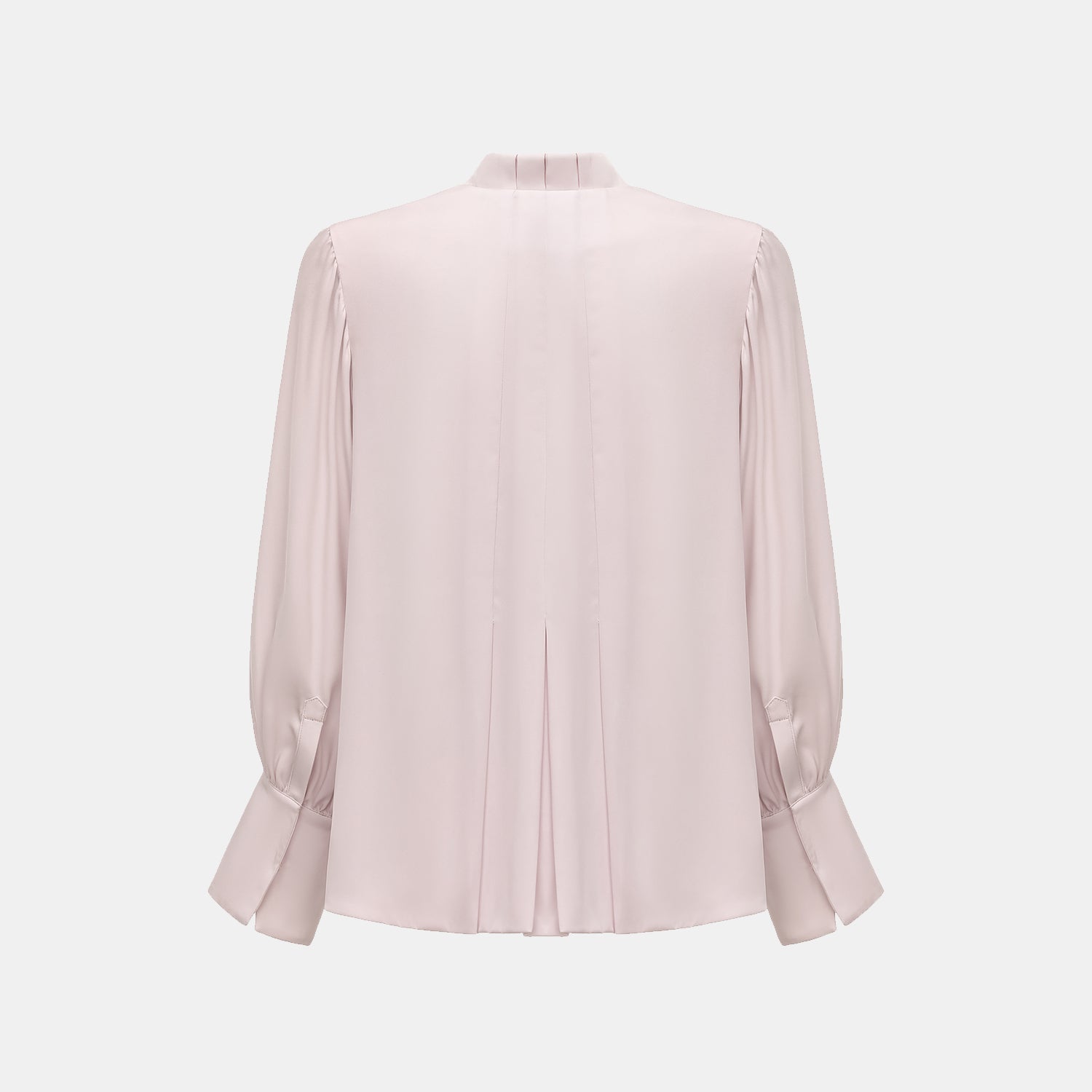 "慵倚春意" 100% 桑蠶絲雪紡立體剪裁國風罩衫—櫻花粉