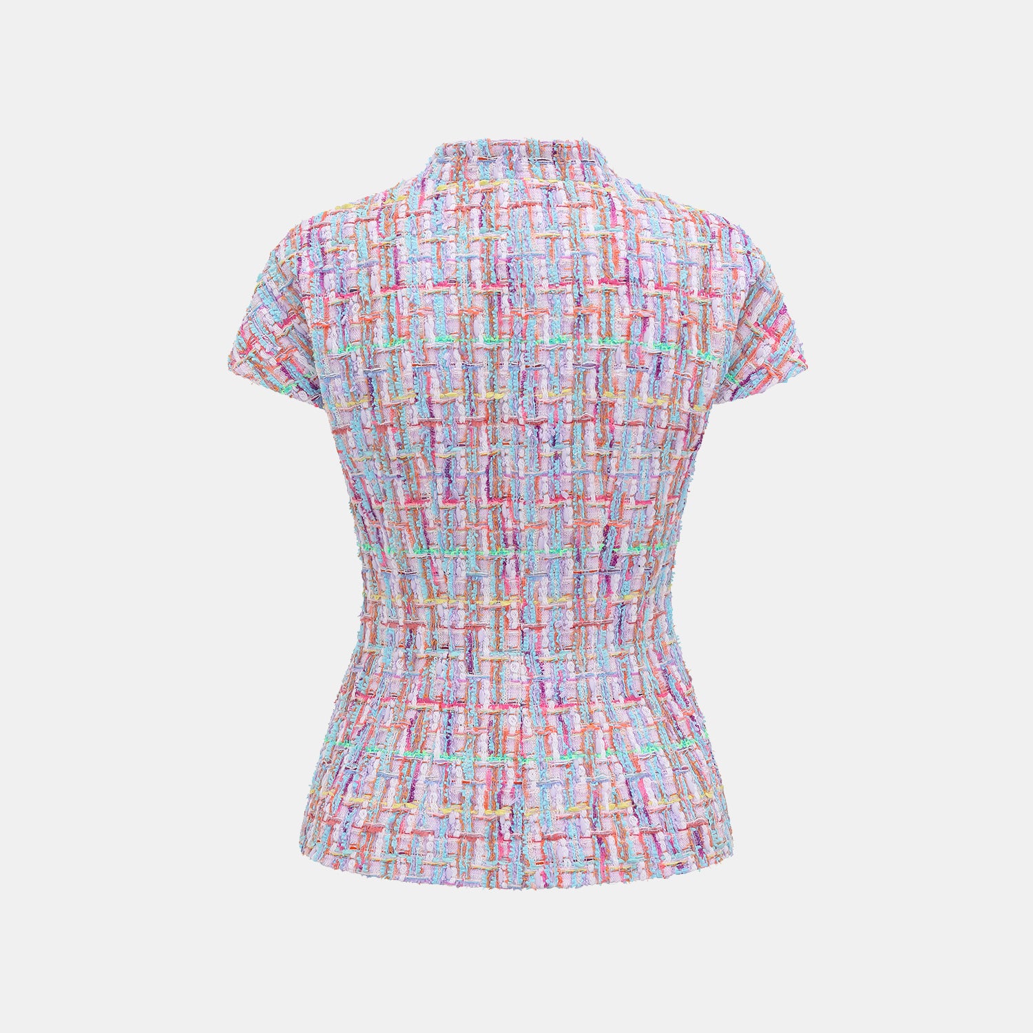 "Chelsea tea time."法國夏日輕薄花呢短袖開衫—Prelude in Pastel粉彩奏鳴