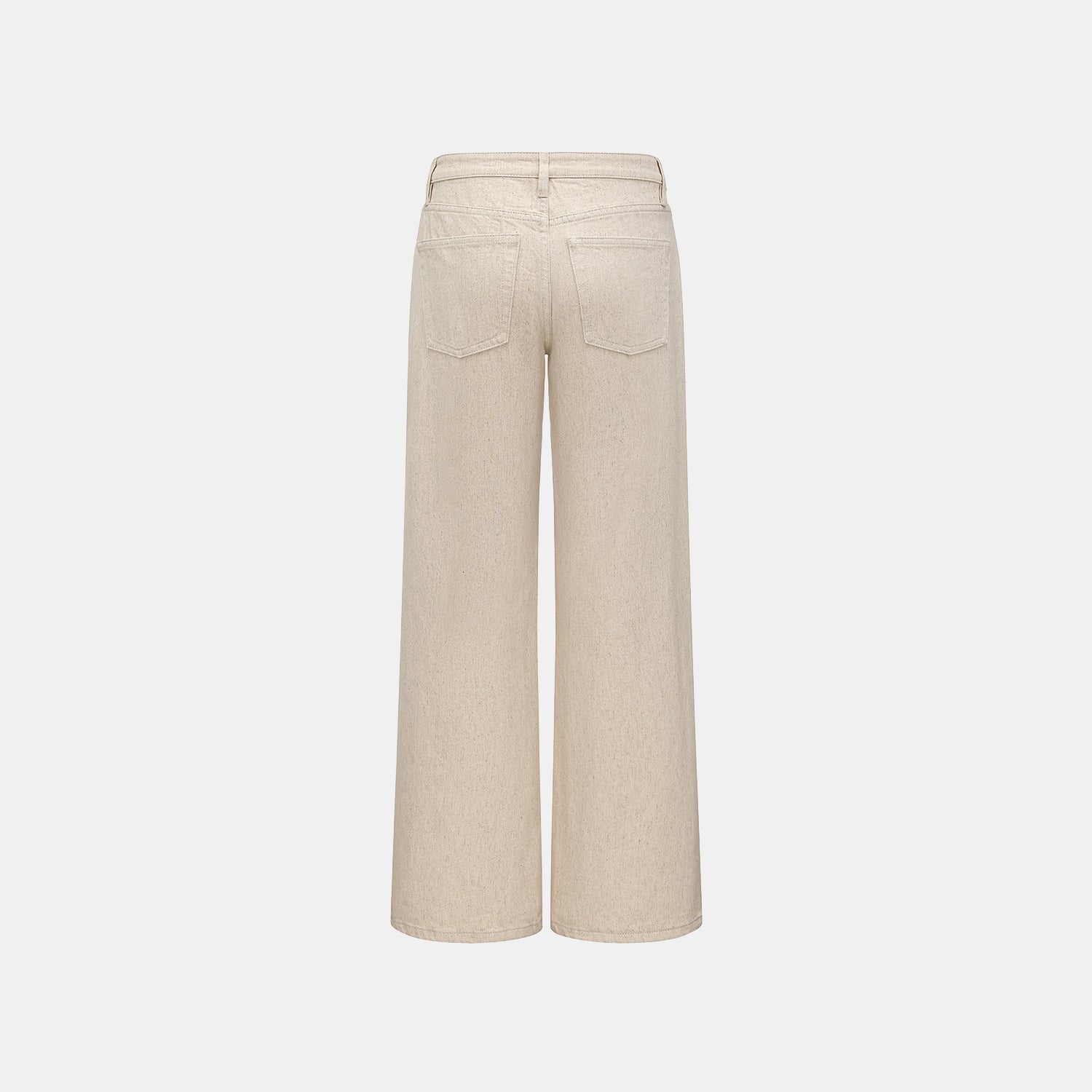 “Easy-go Chic“土耳其頂級霧紋棉中低腰牛仔褲—Linen Scent亞麻氣息