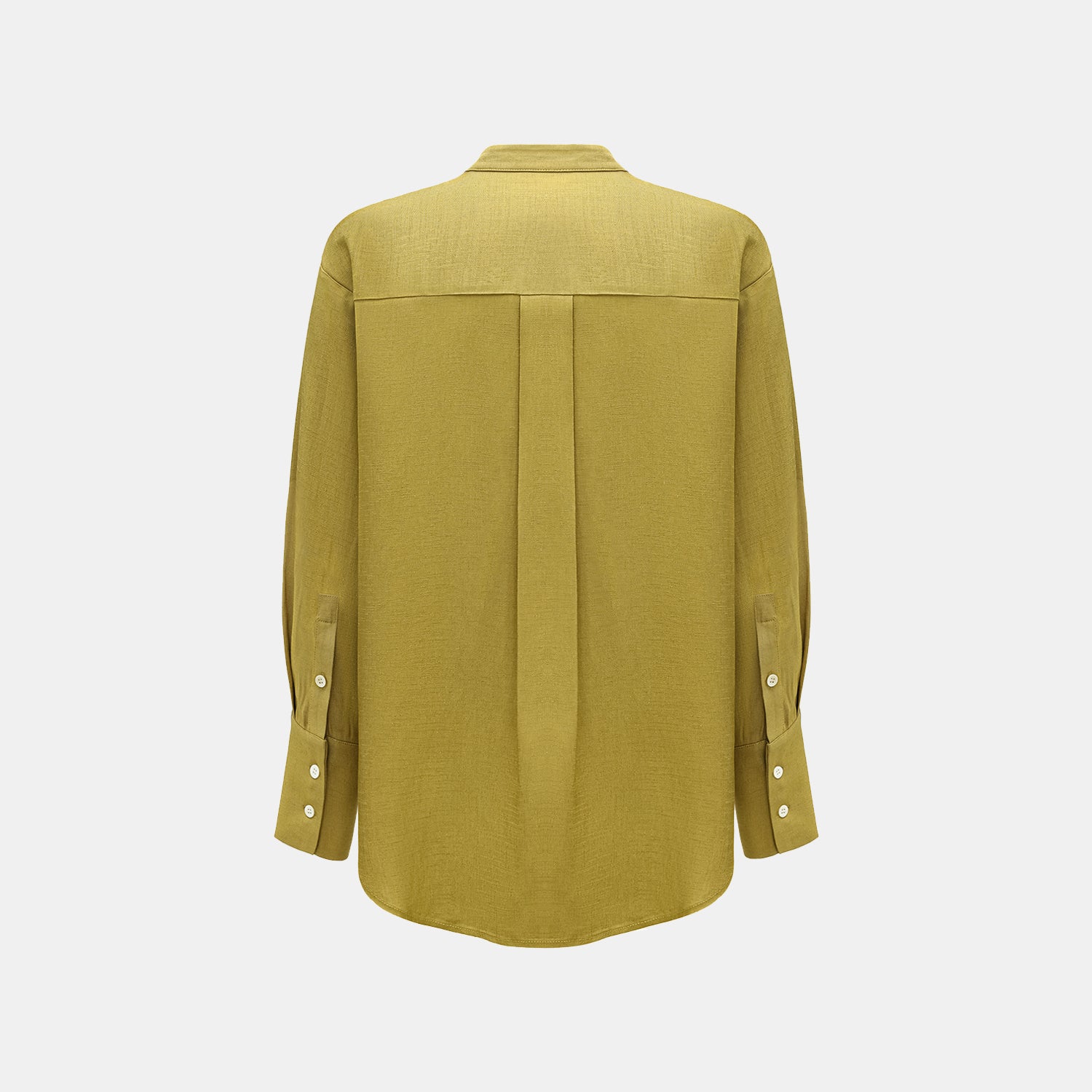 “知性時刻” 特殊絲竹肌理工藝醋酸襯衫—暮薑