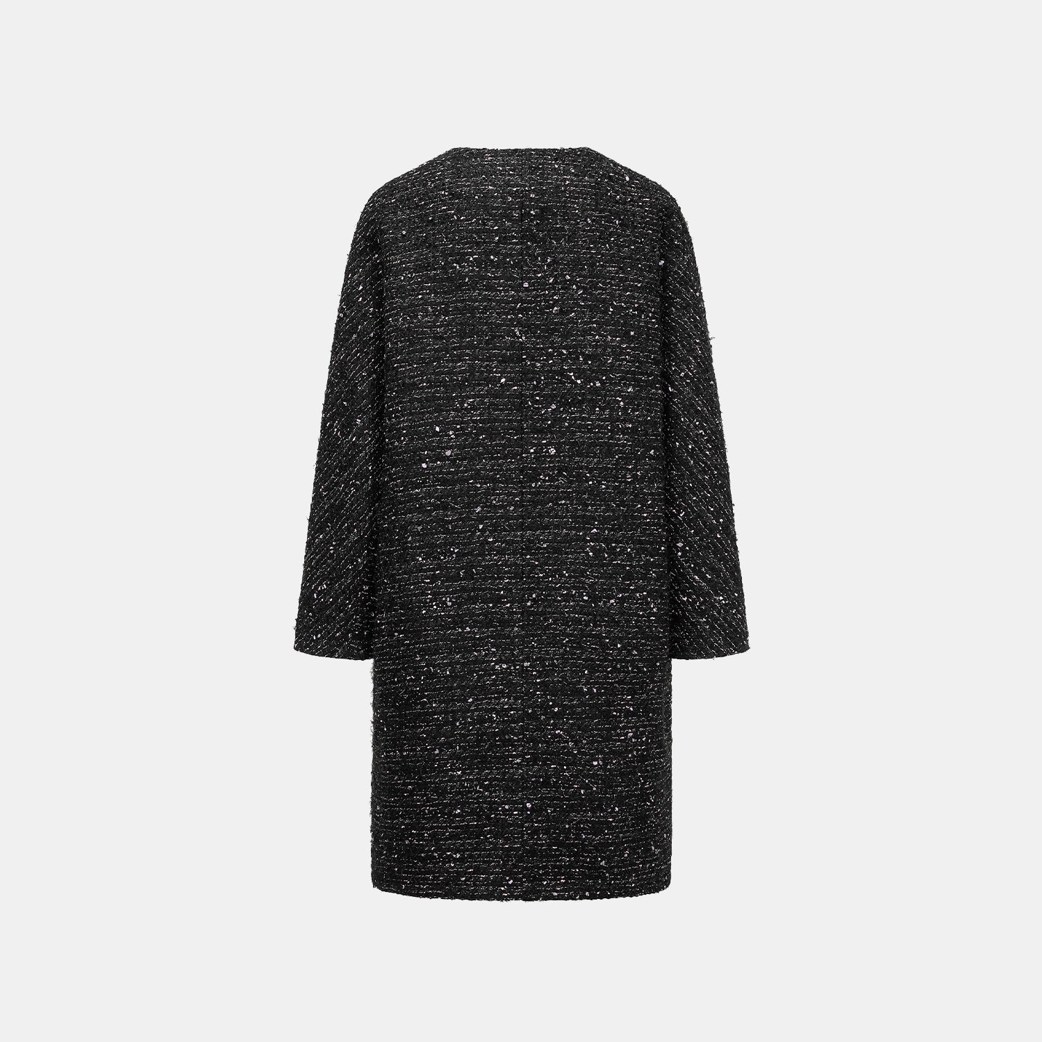 "Brunch at Ritz" Tweed Pupa Coat—Hidden Pink 