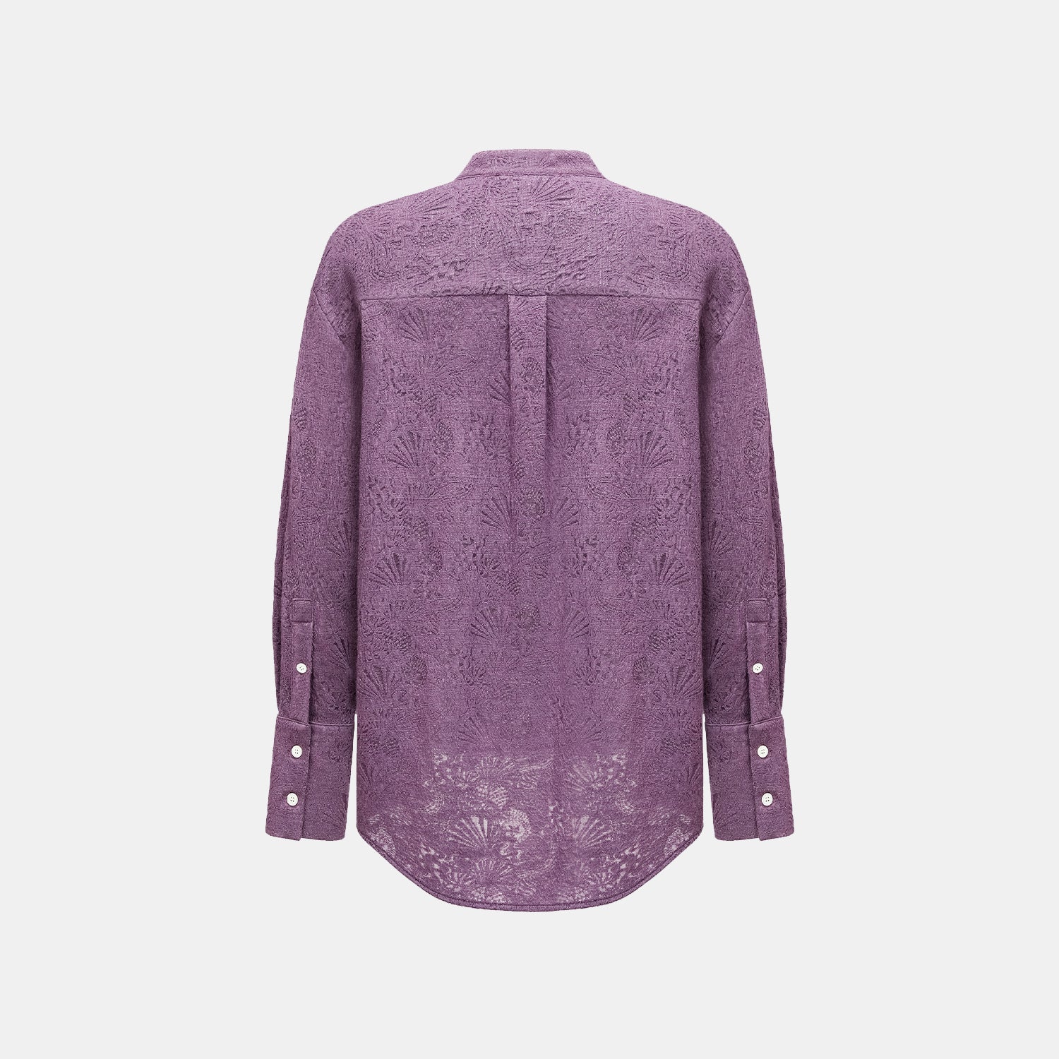 "慵倚春意" 羊毛提花工藝中式針織套裝—暮煙芷蘭