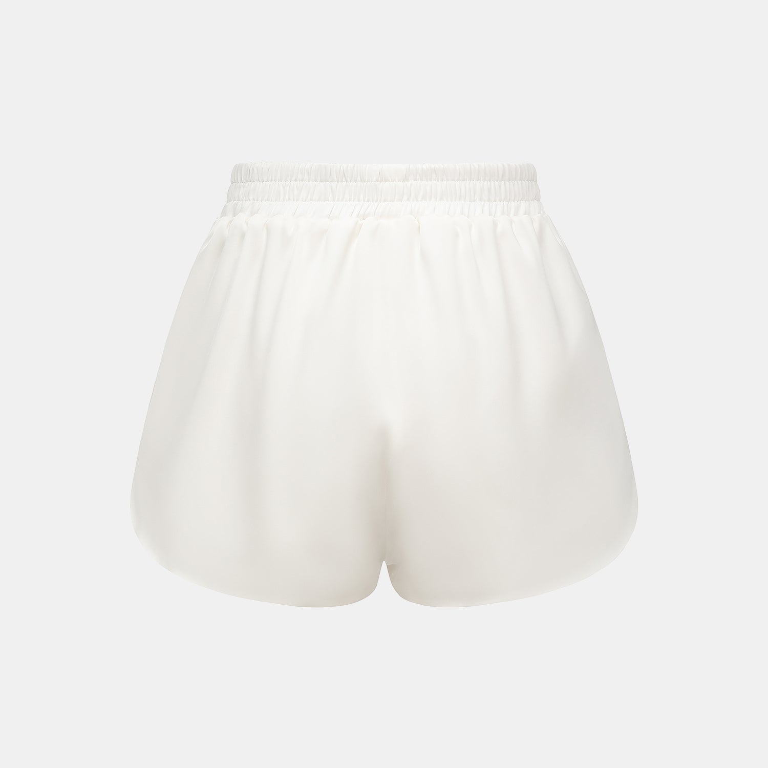 “Easy-go Chic” 重磅醋酸休閒短褲—簡光白