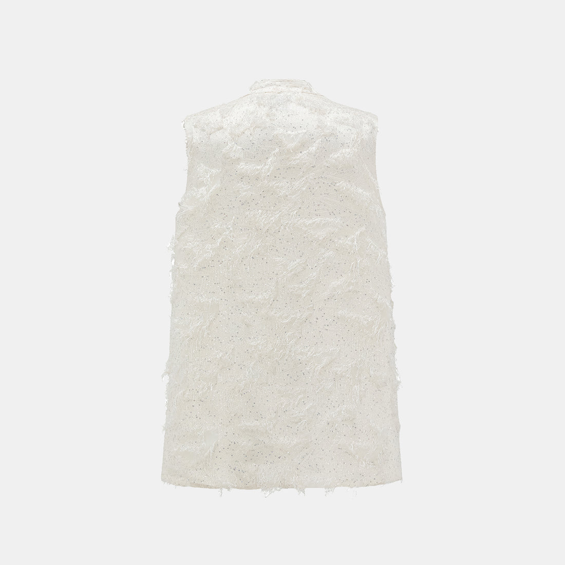 "Imperial Garden Teatime." Italian feather embroidery tassel craft light Chinese style vest - Yunyu 
