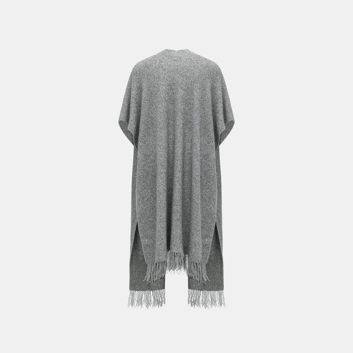 “Autumn Diary” Cashmere雲絨針織流蘇披肩—Mist Nocturne霧城小夜