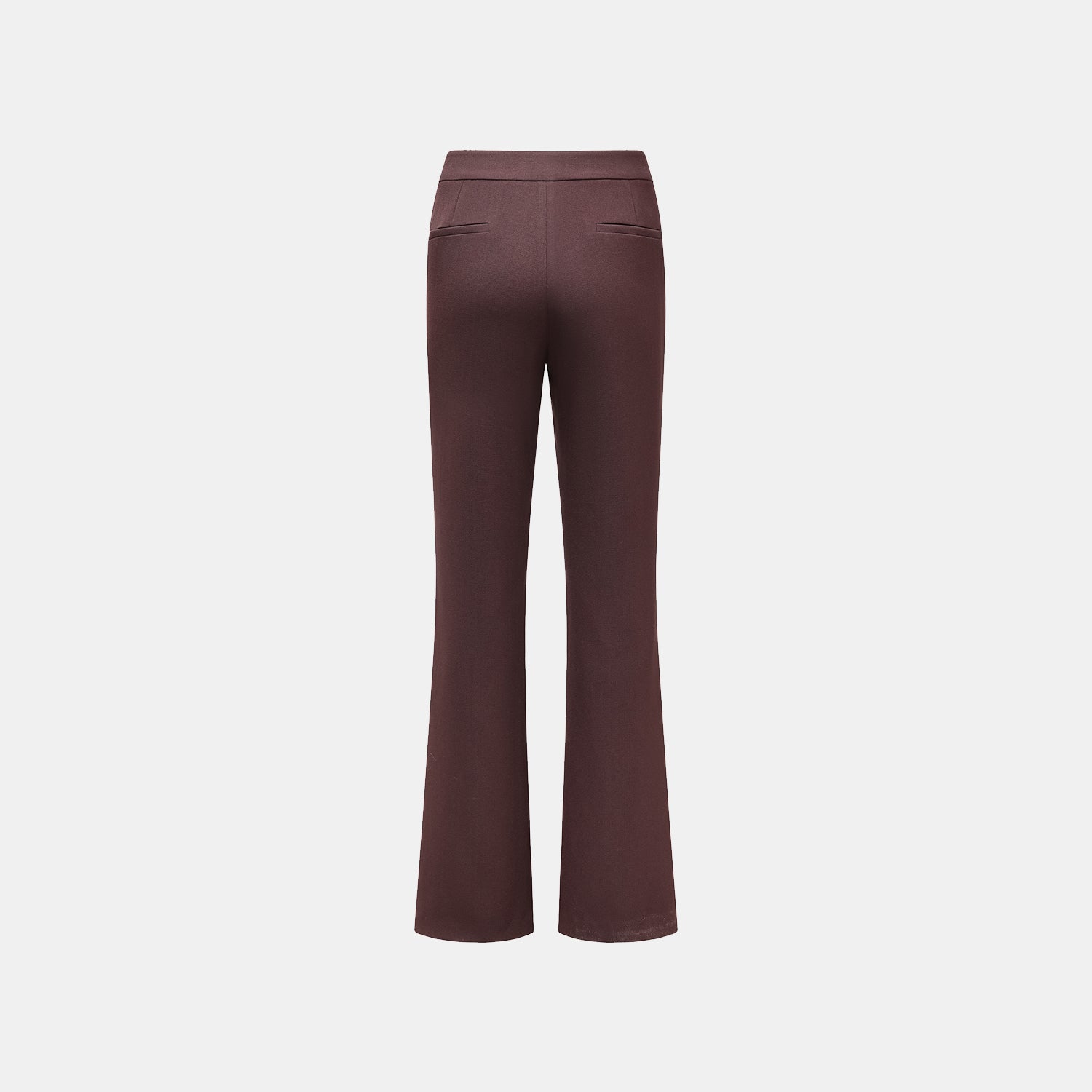 "Westminster Weekdays" Luxe Acetate Flared Pants - Margaux 