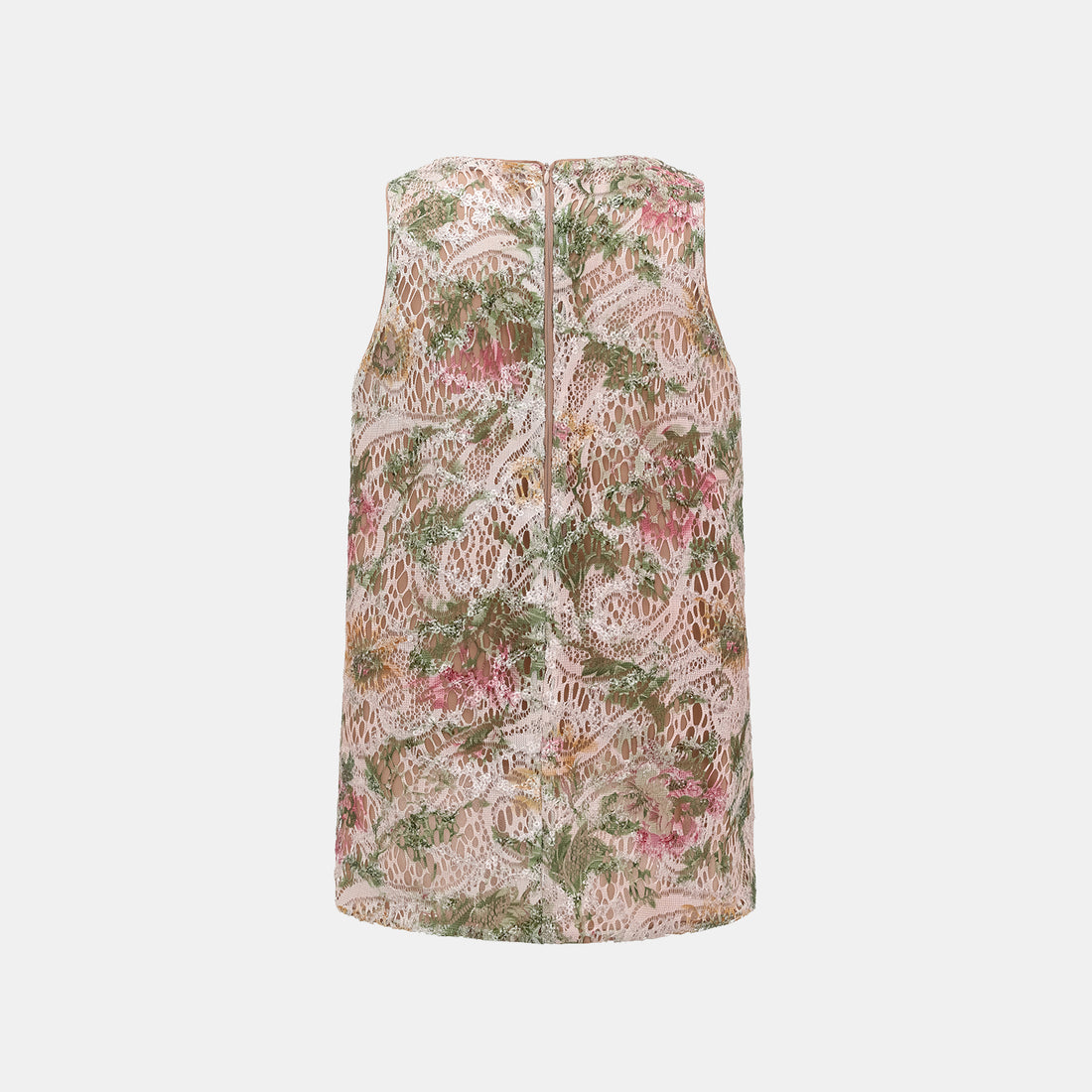 "Imperial Garden Teatime" Italian luxury embroidered lace vest - Chunxi Whisper