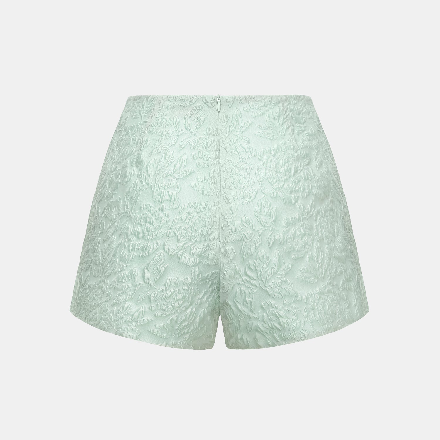 "Weekend at Monaco." 立體提花短褲—Pepper Mint