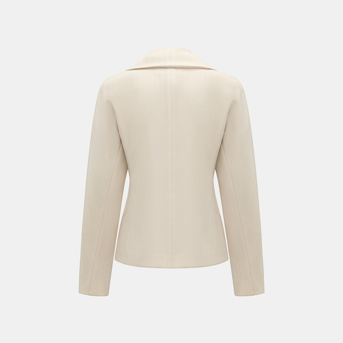 "Speak Sleek." 銀織工藝直條修身西裝外套—Drifted Light自由掠影