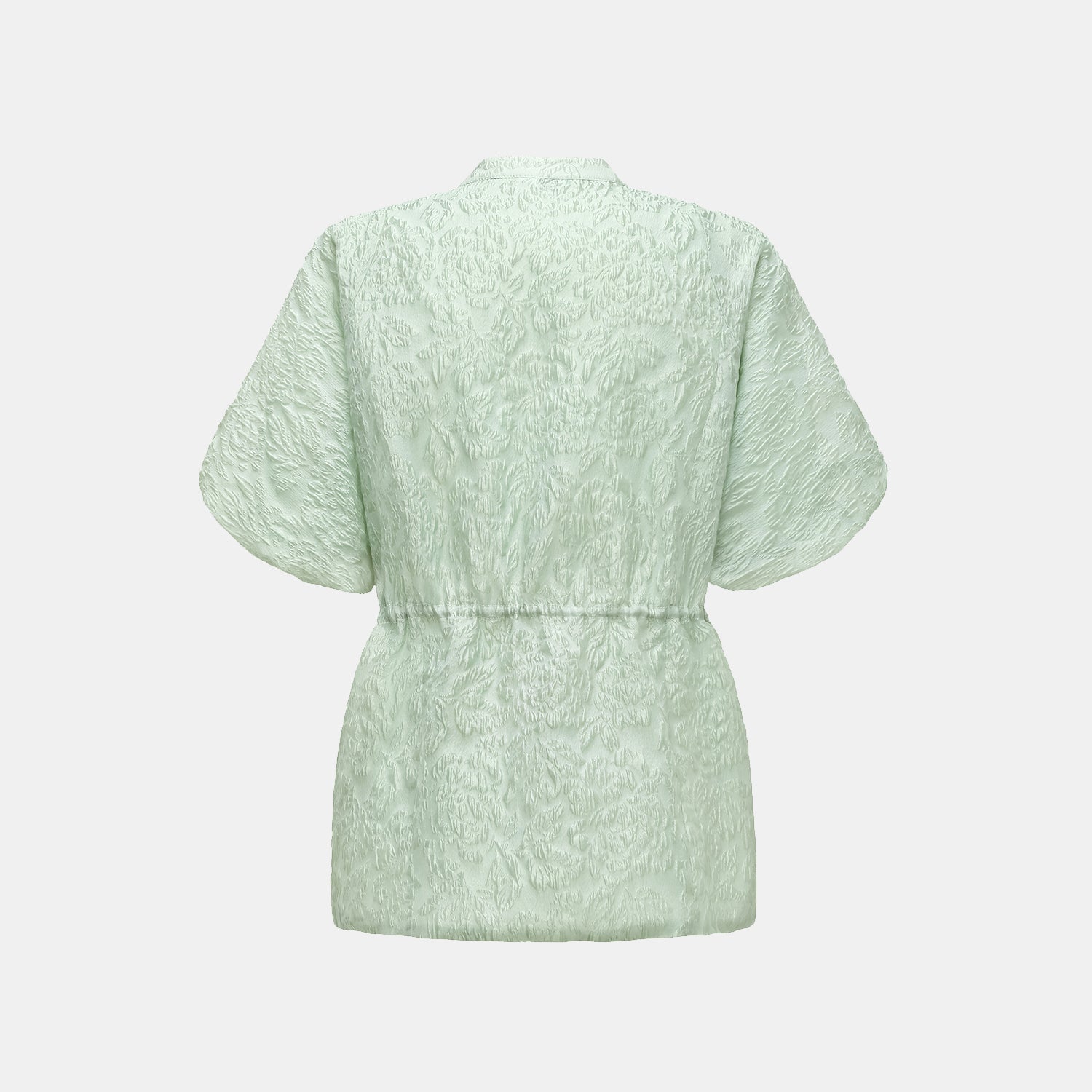 "Weekend at Monaco." 立體提花狩獵外套—Pepper Mint