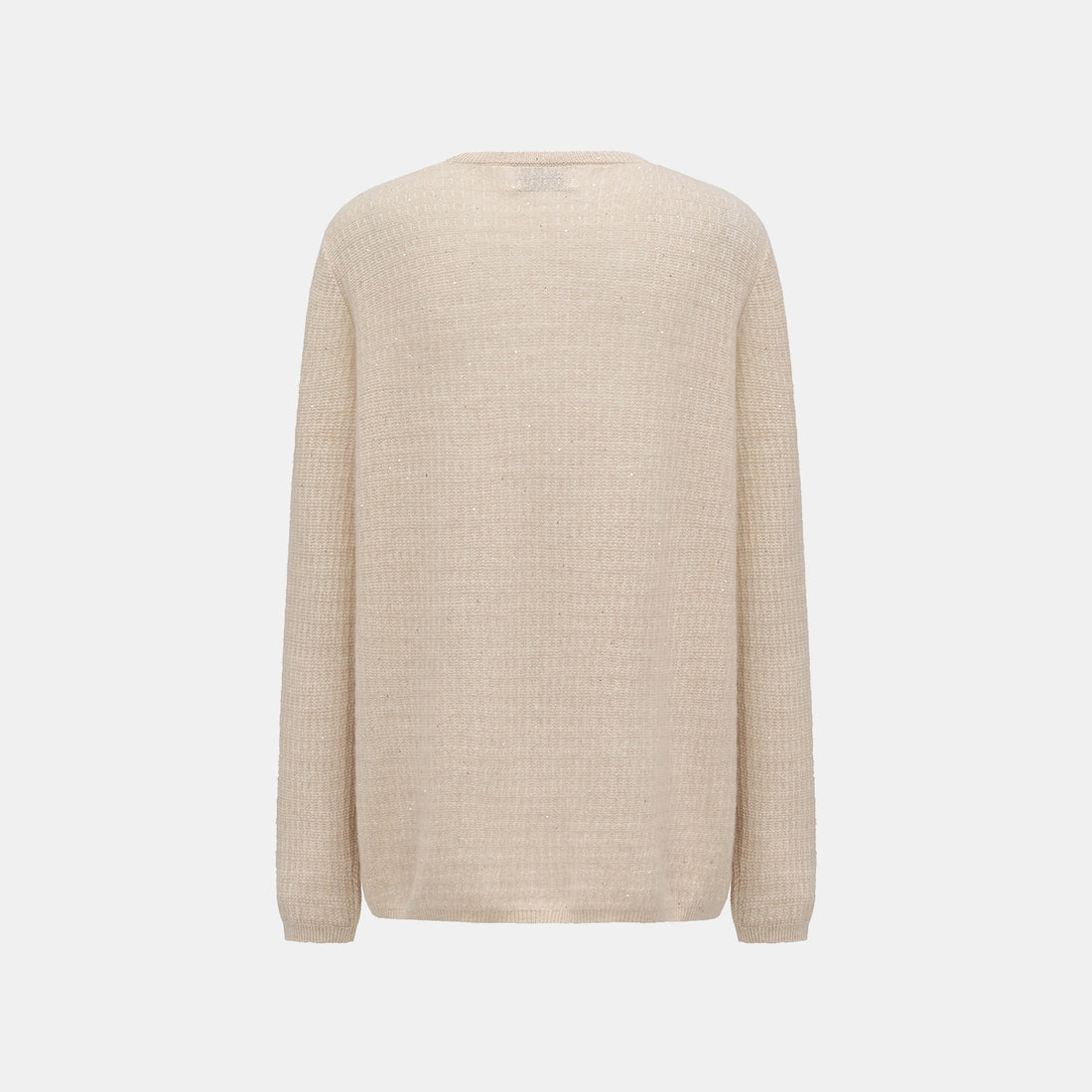 “Autumn Diary” 100% Cashmere極細絨柔星點低弧領針織上衣—Dream of Wheatfield麥田之夢