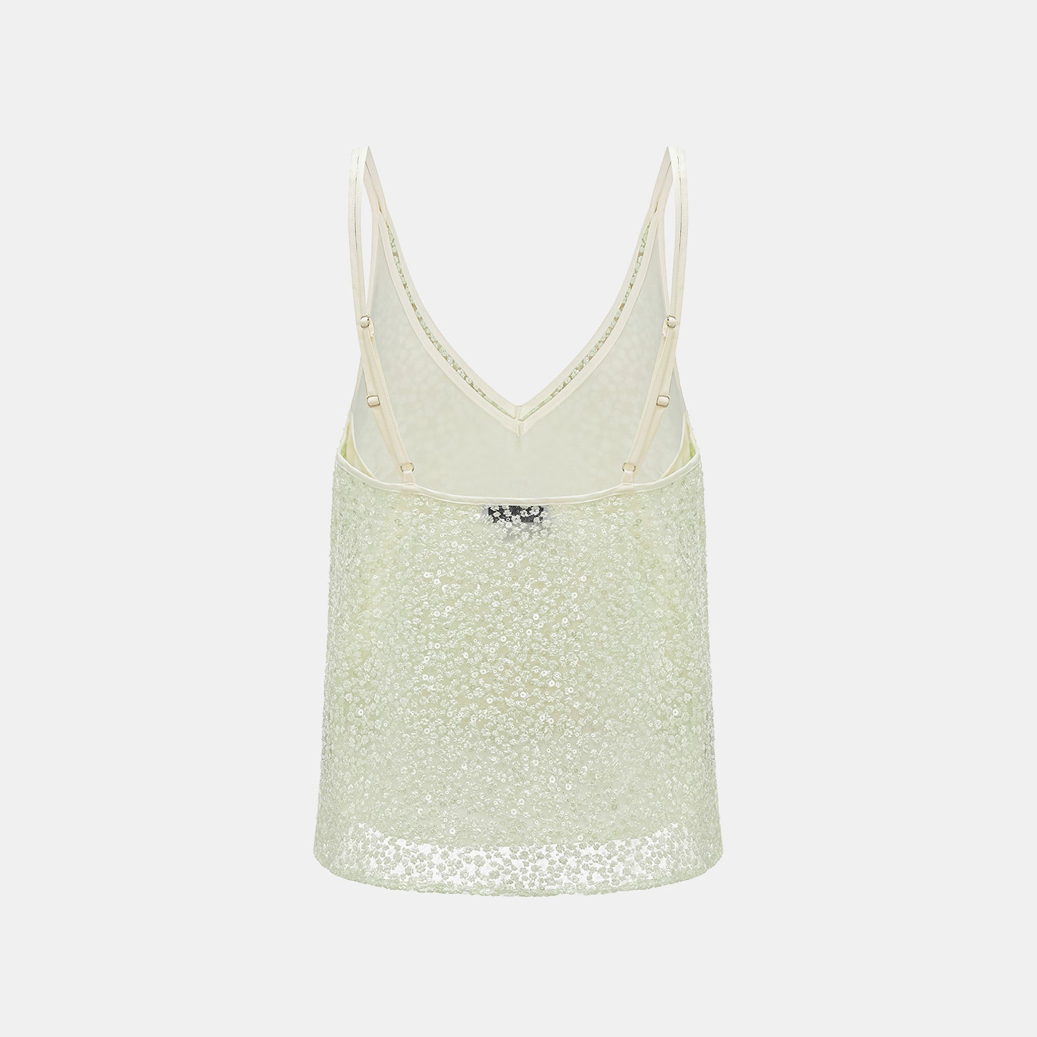 “春意” 立體珠繡輕國風細肩帶背心