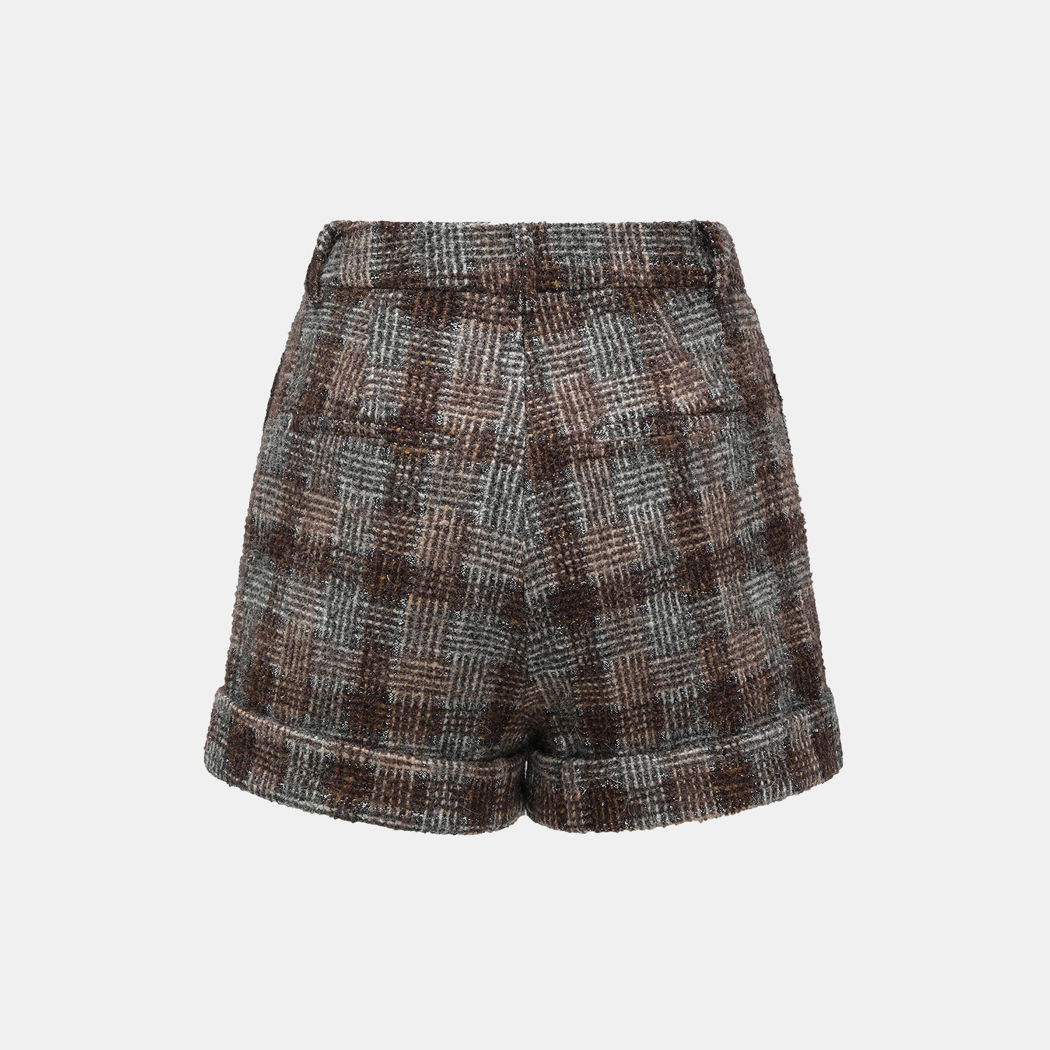 “Weekend At Monaco."絨織格紋細霜織點花呢短褲—Midnight Montmartre午夜蒙馬特