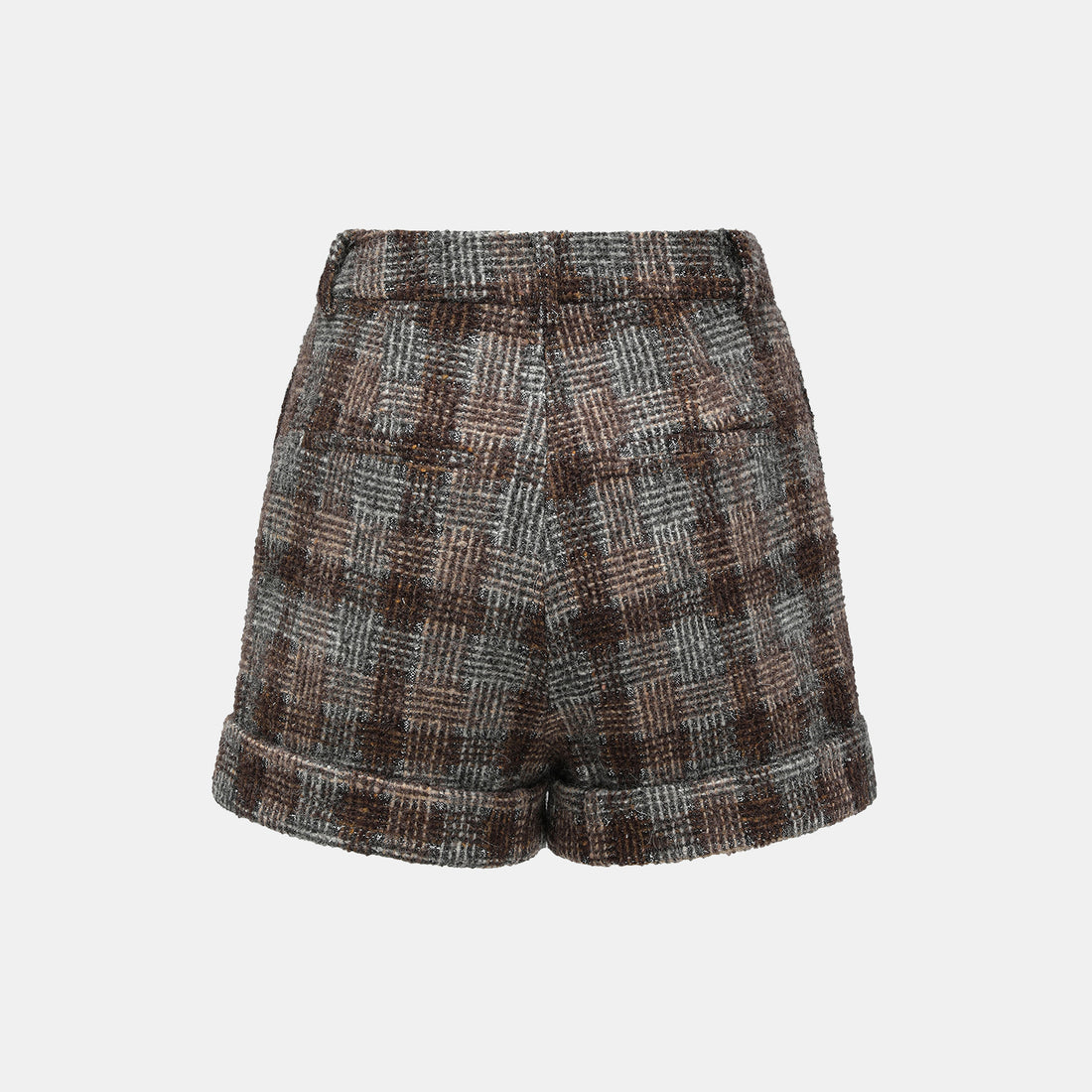 “Weekend At Monaco."絨織格紋細霜織點花呢短褲—Midnight Montmartre午夜蒙馬特