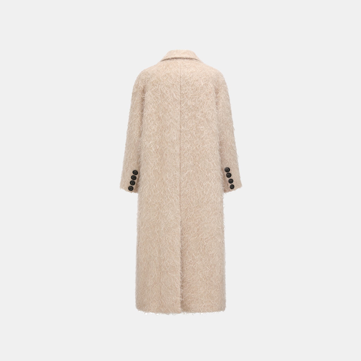 “Winter Diary” 馬海毛蓬鬆立體絨圈長大衣—Reims Mist迷霧蘭斯