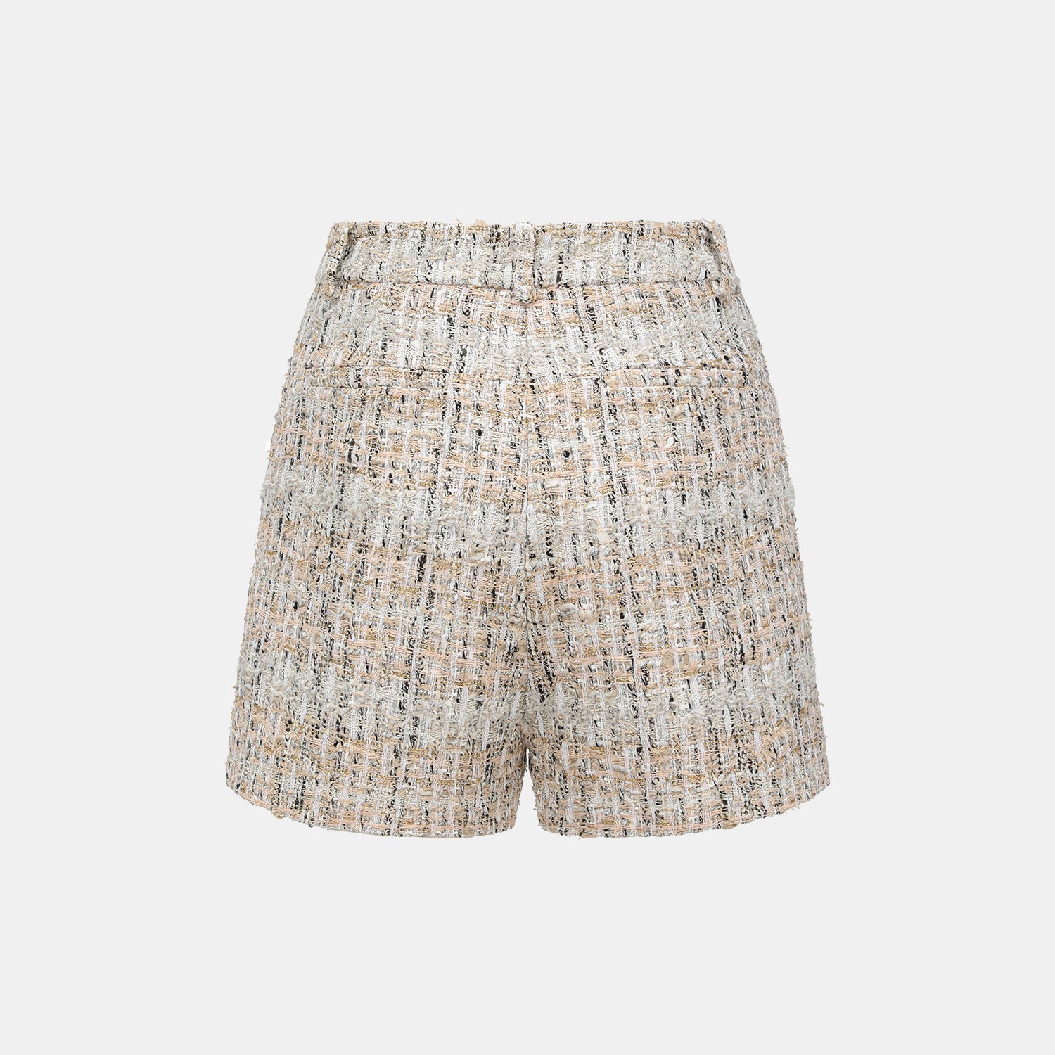 "Chelsea Citywalk." 法國棉紡節紗肌理花呢短褲—Uptown Gala上城晚宴