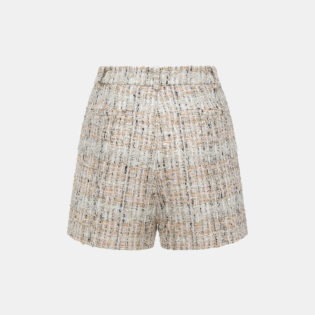 "Chelsea Citywalk." 法國棉紡節紗肌理花呢短褲—Uptown Gala上城晚宴