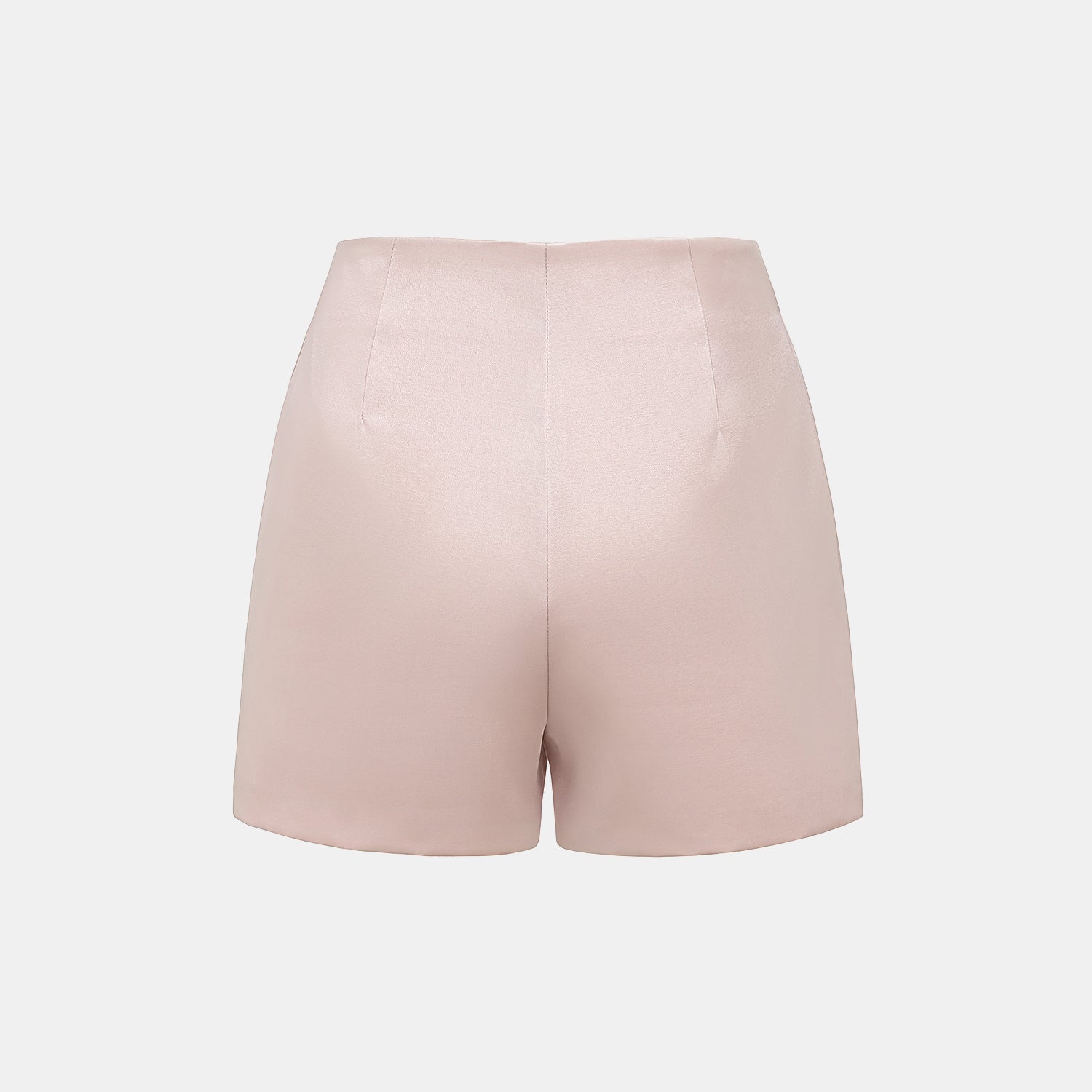 "Weekend at Monaco." 重磅緞面短褲 — Pink