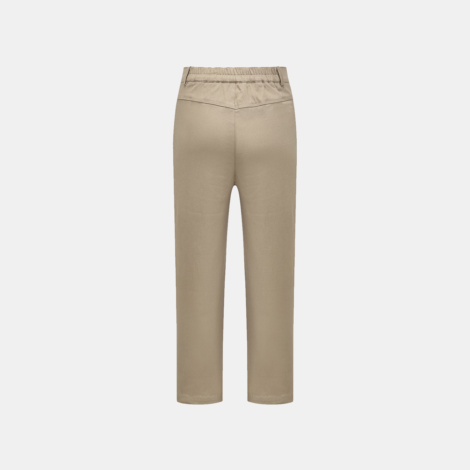 “Easy-go Chic” Premium 頂級高彈力棉牛仔九分褲—卡其