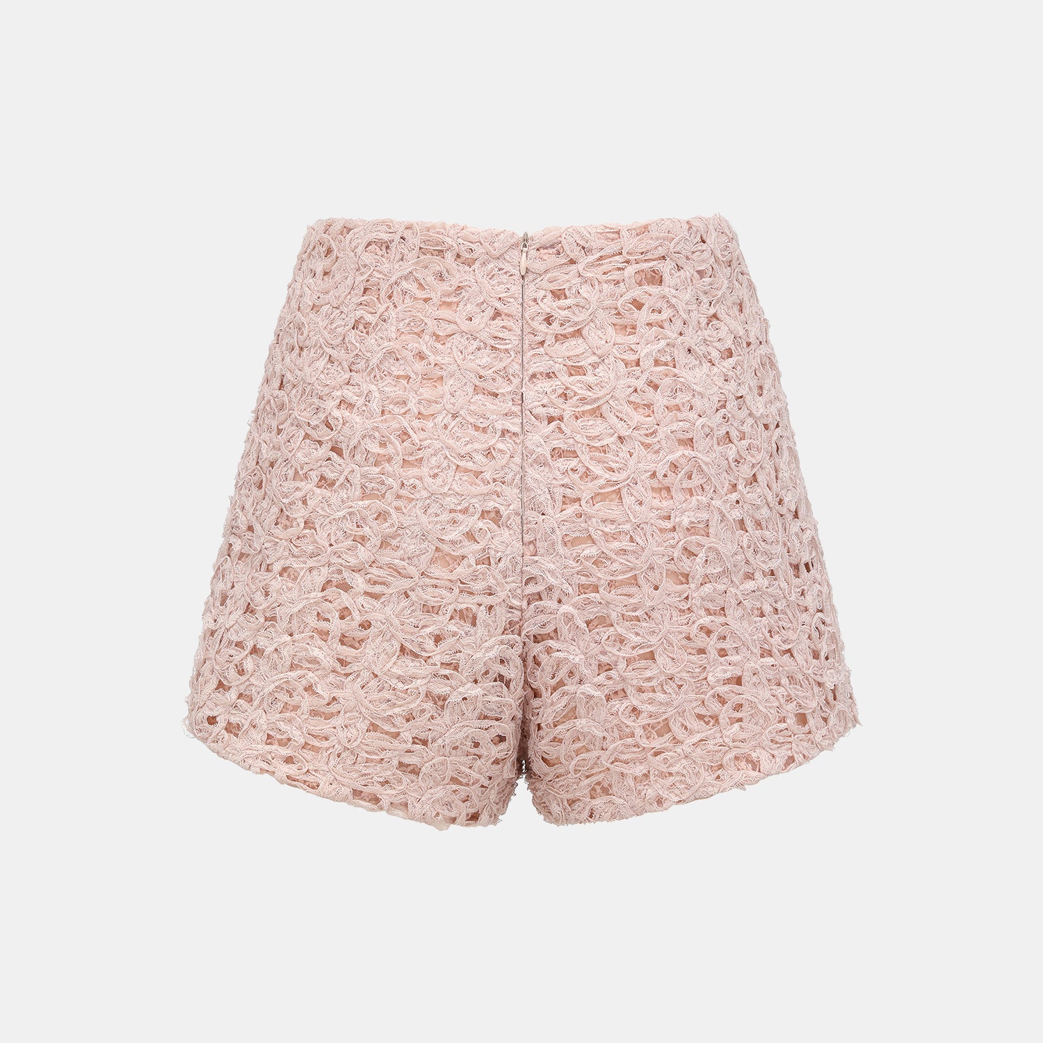 “Sloane Ave."繞畫織藝鏤花蕾絲短褲—Rose Reverie織夢玫瑰