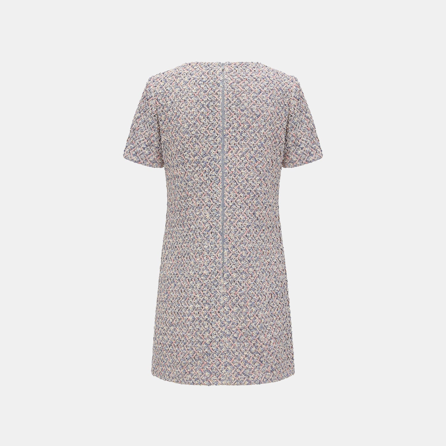 “Sloane Ave."法國高級訂製蕾絲勾織花呢洋裝 —Dreaming Pond莫內睡蓮・夢池