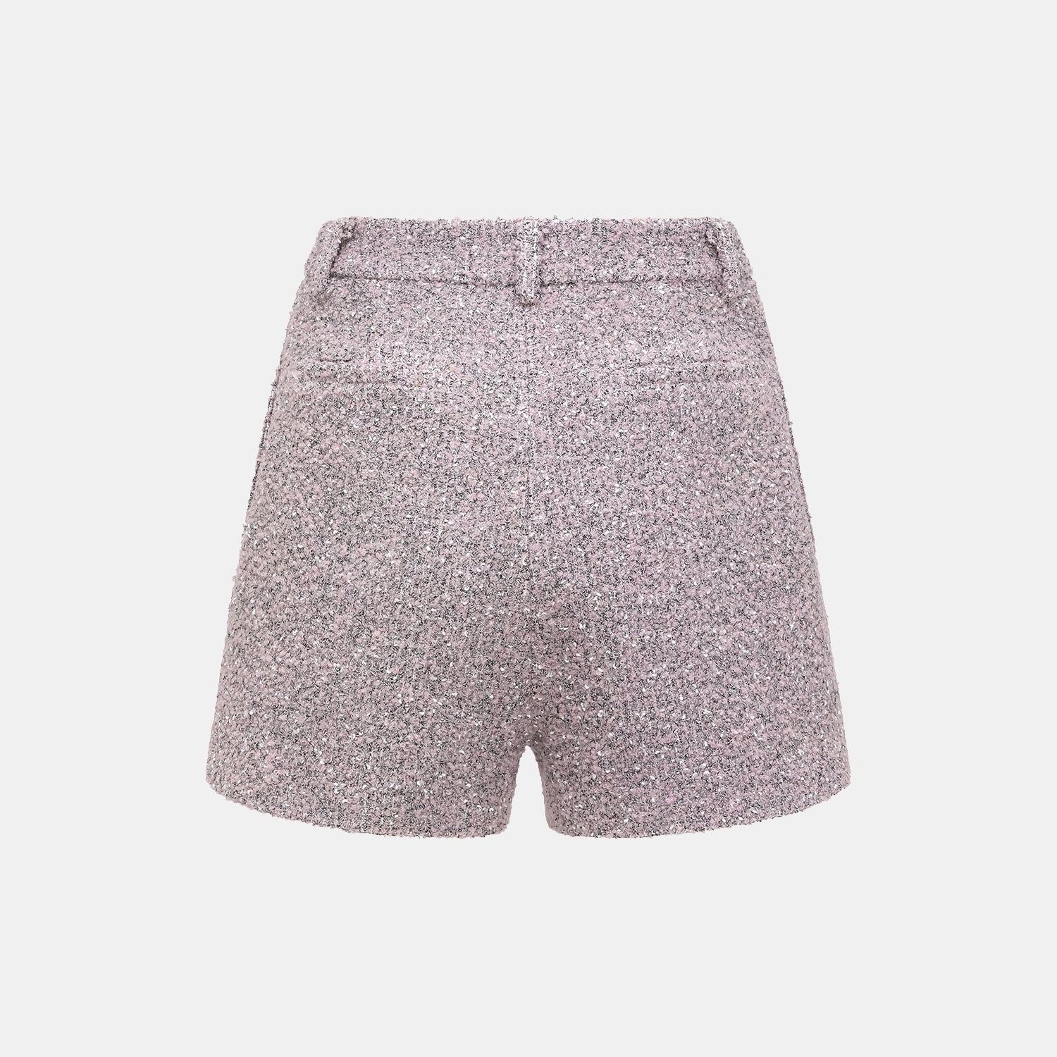 "Chelsea Citywalk." 義大利肌理工藝花呢短褲—Lavender Haze