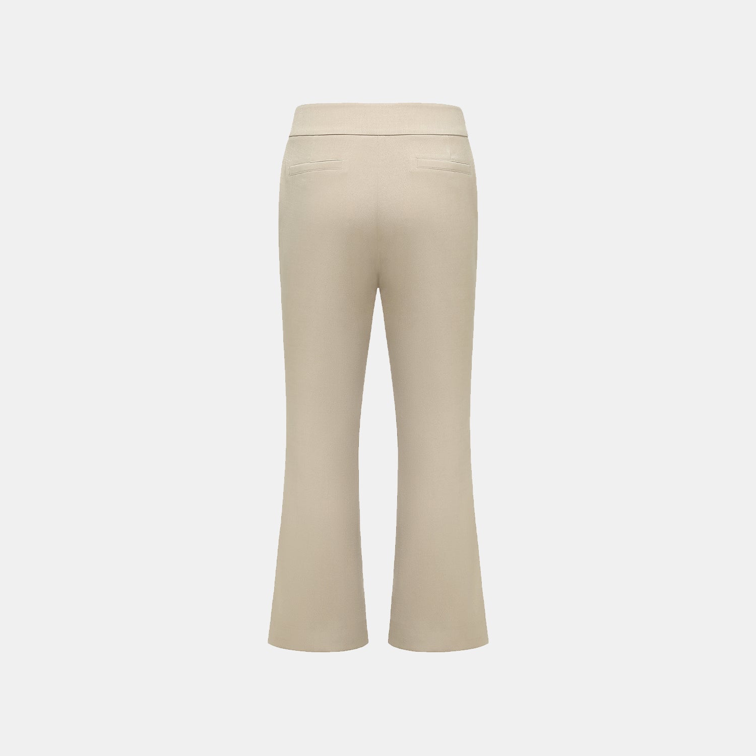 “Autumn Diary ” 韓國超彈力垂墜肌理面料腰封九分褲—卡其