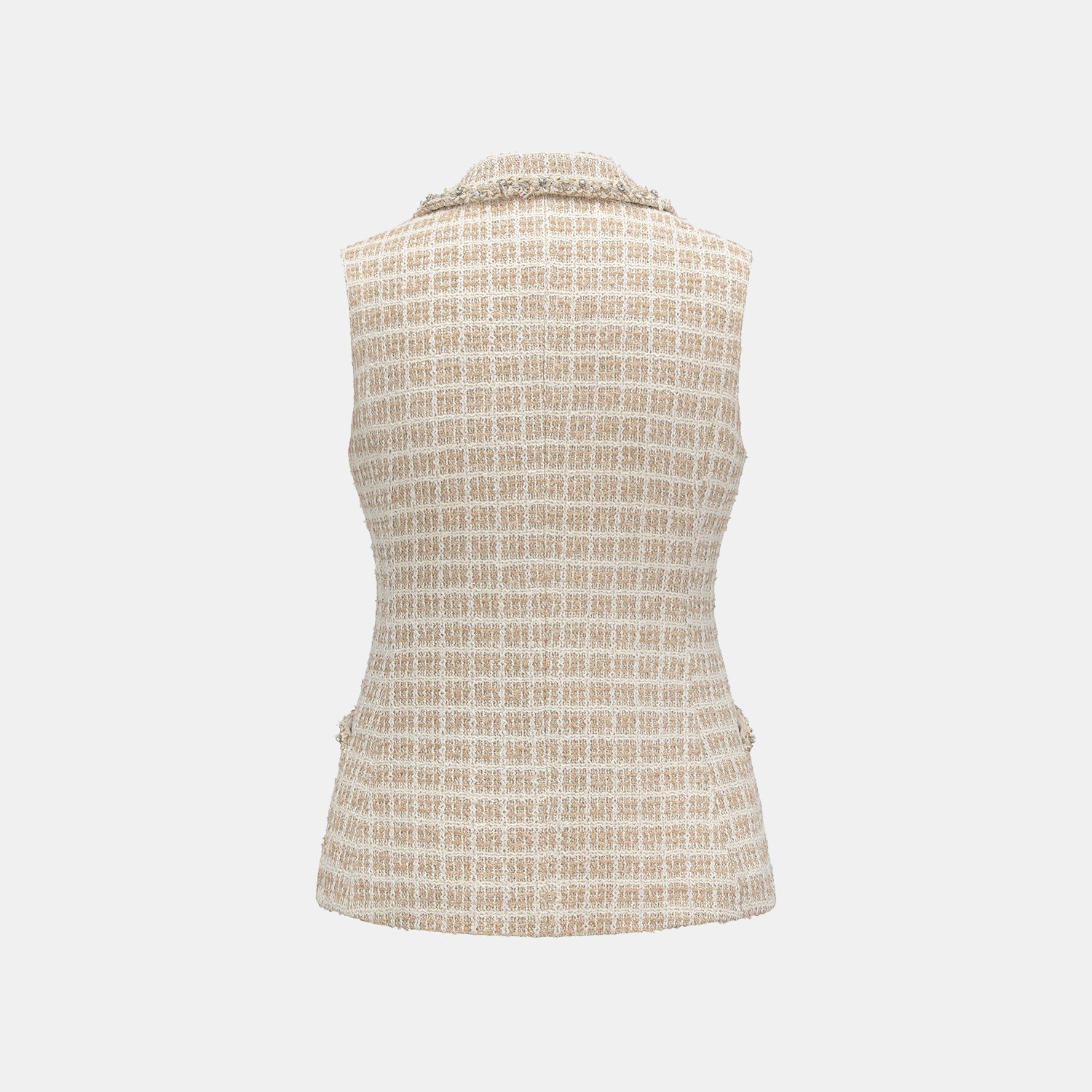 "Westminster Weekdays" 法國縷金工藝花呢修身背心—Long Island Reverie長島假期