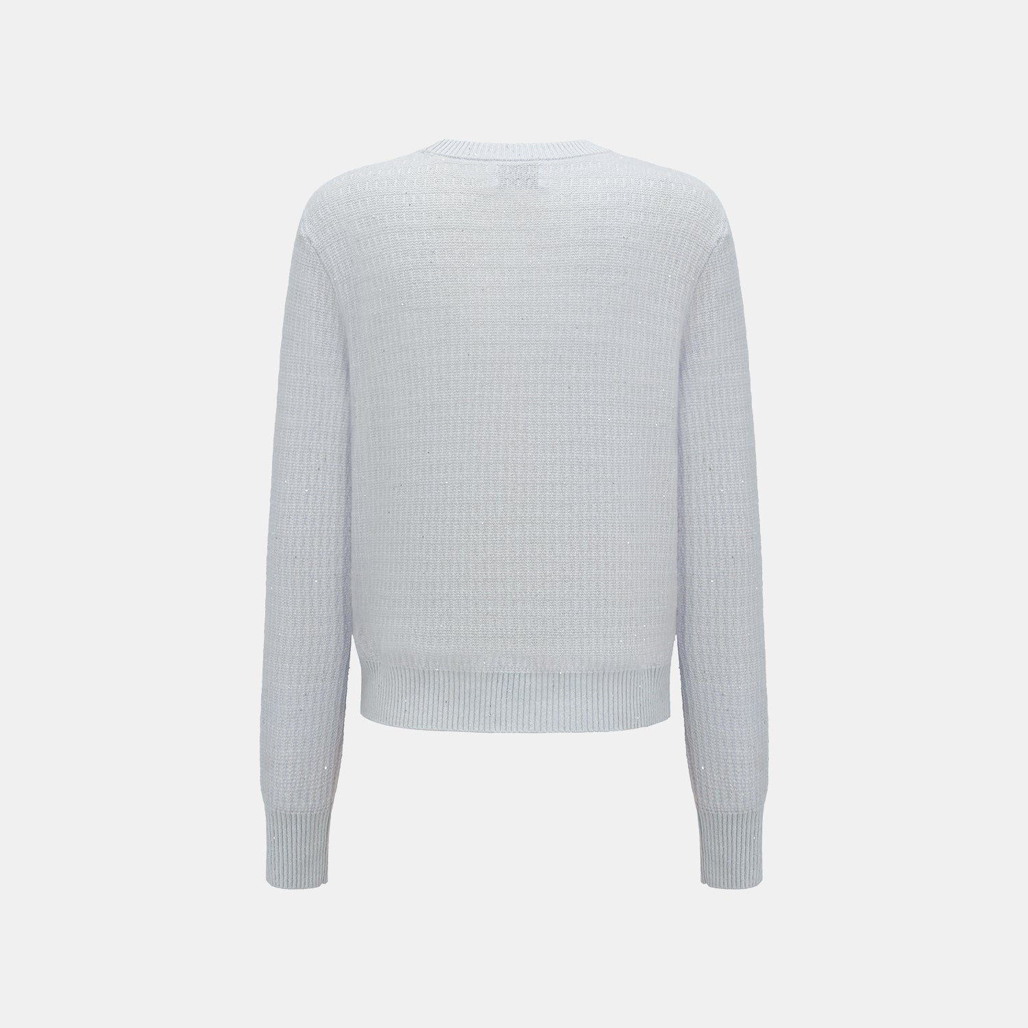 “Autumn Diary” 100% Cashmere極細絨柔星點針織上衣—Nebula Veil霧影星河