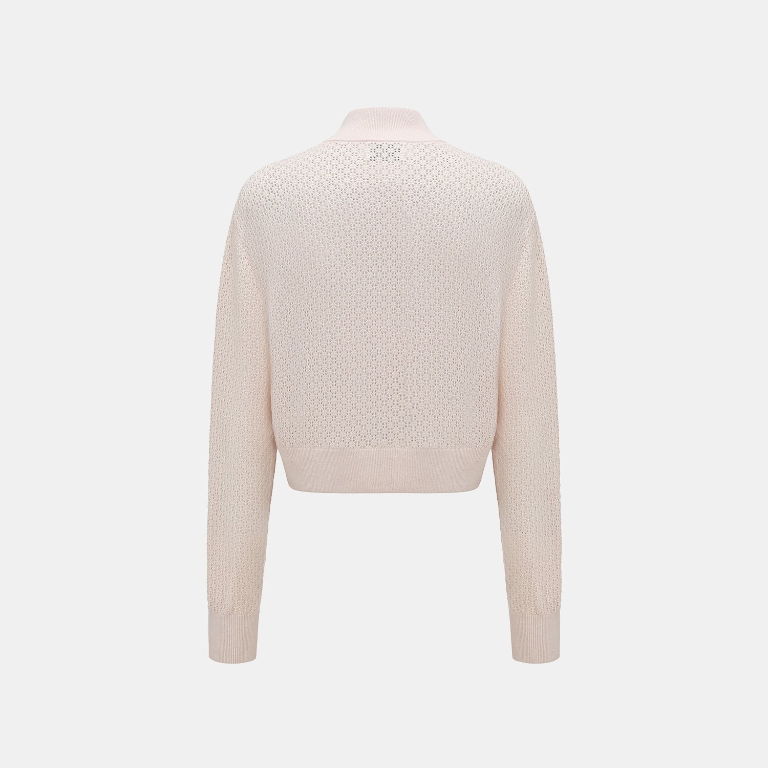 "Summer diary." Cashmere浮燦點織花眼工藝針織外套—Blush of Spring春綻芳菲