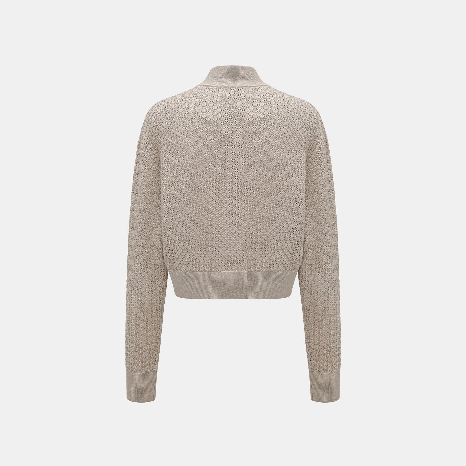 "Summer diary." Cashmere浮燦點織花眼工藝針織外套—Whispering of Fall 秋水暮煙