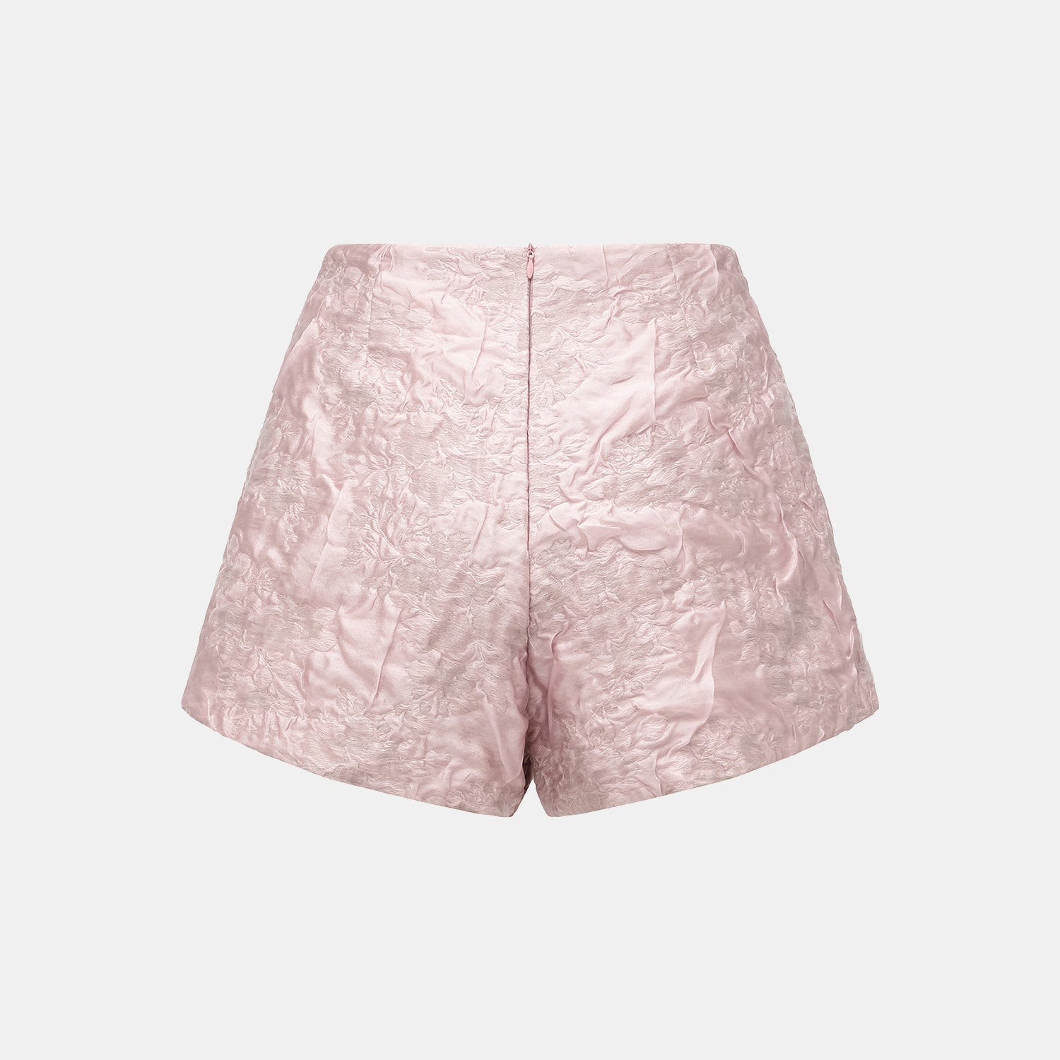 “春意” 冰晶提花輕國風短褲—薔薇露