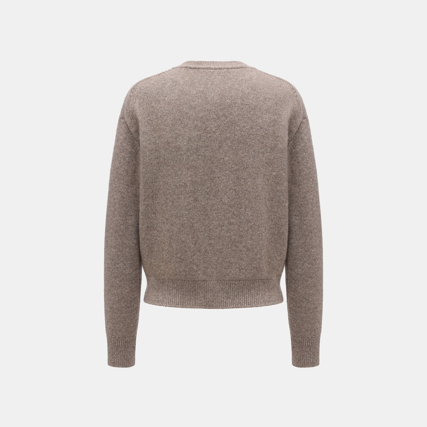 “Autumn Diary” 100% Cashmere斜襟立體釦飾針織外套—Cacao Butter可可巴特