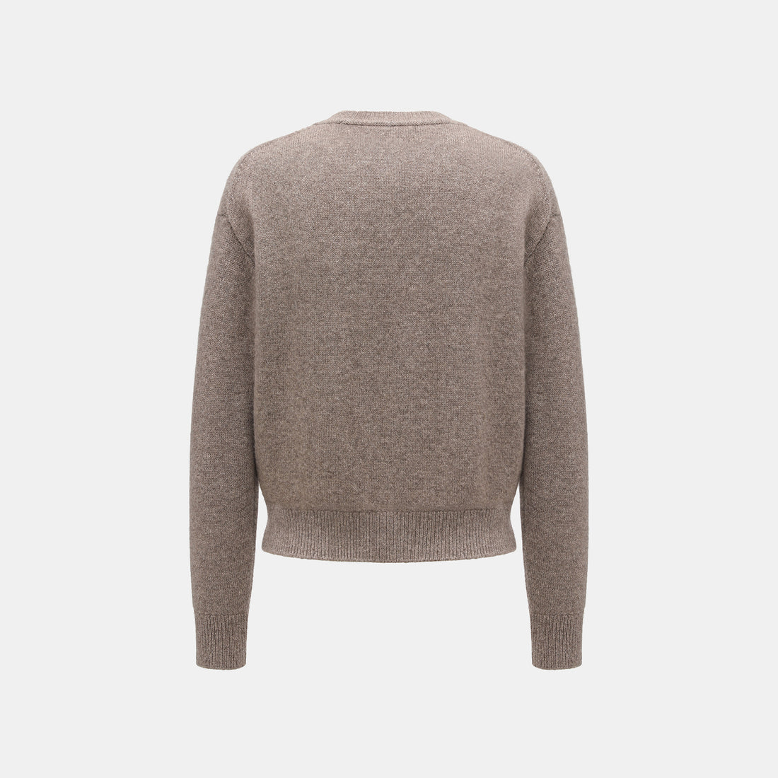 “Autumn Diary” 100% Cashmere斜襟立體釦飾針織外套—Cacao Butter可可巴特