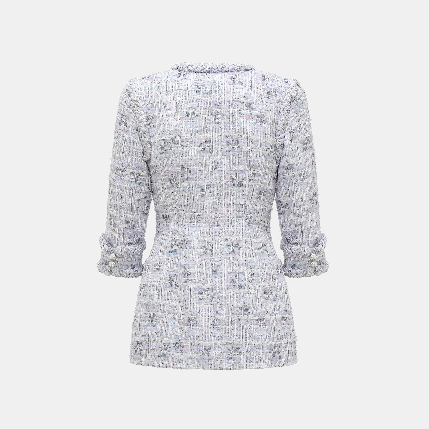 "Arcade of CherJoy Atelier." 法國夏日輕薄花呢高級訂製立體剪裁外套