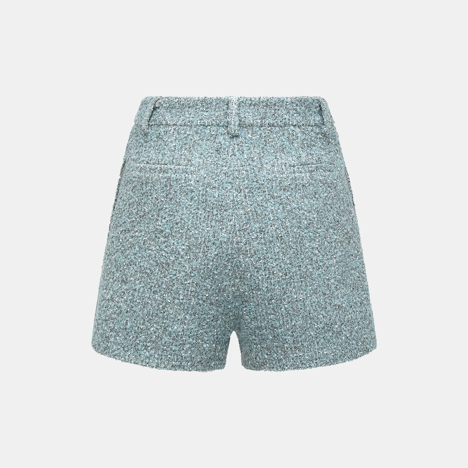 "Chelsea Citywalk." 義大利肌理工藝花呢短褲—Glacier Dream