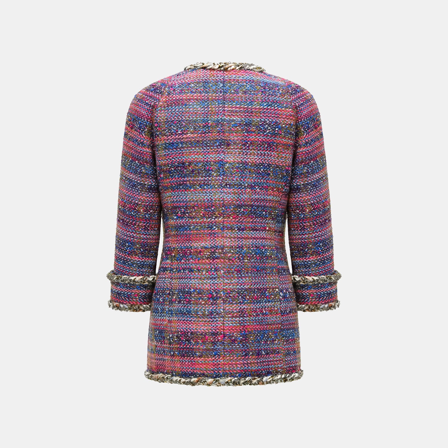 “Chelsea teatime.” Classic No.5 tweed jacket—Berry Happy 