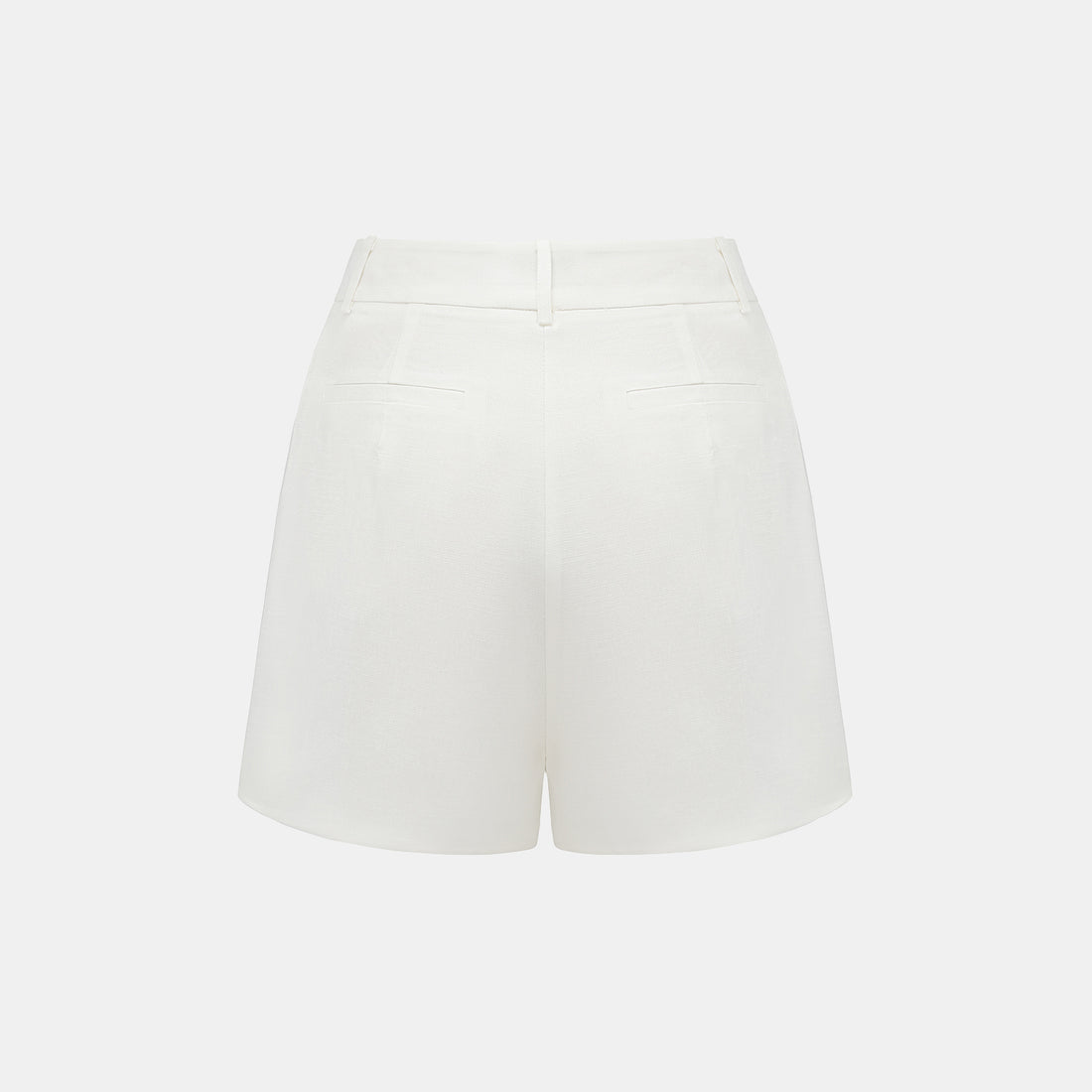 "Intellectual Moment" Special Silk and Bamboo Texture Acetate Shorts - Chenyu
